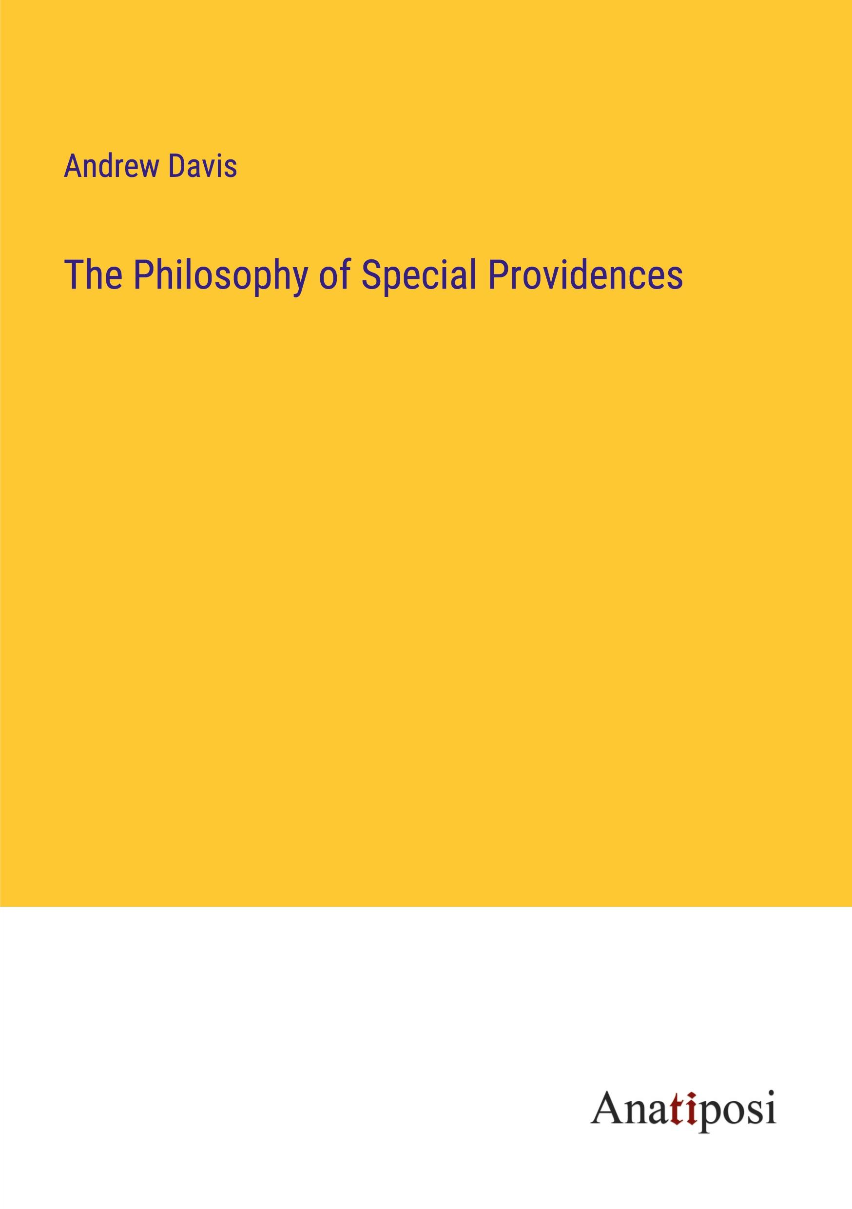 The Philosophy of Special Providences