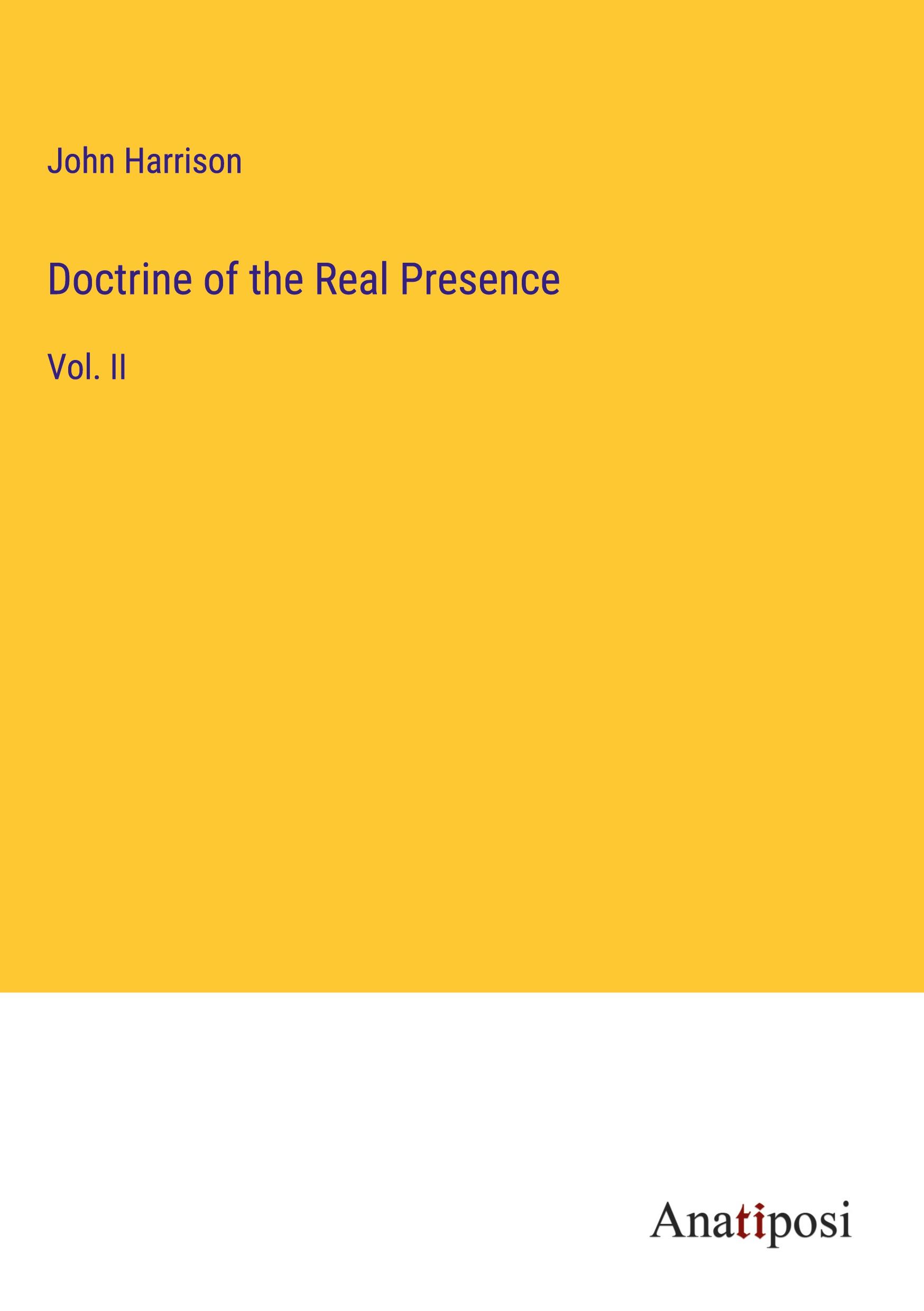 Doctrine of the Real Presence