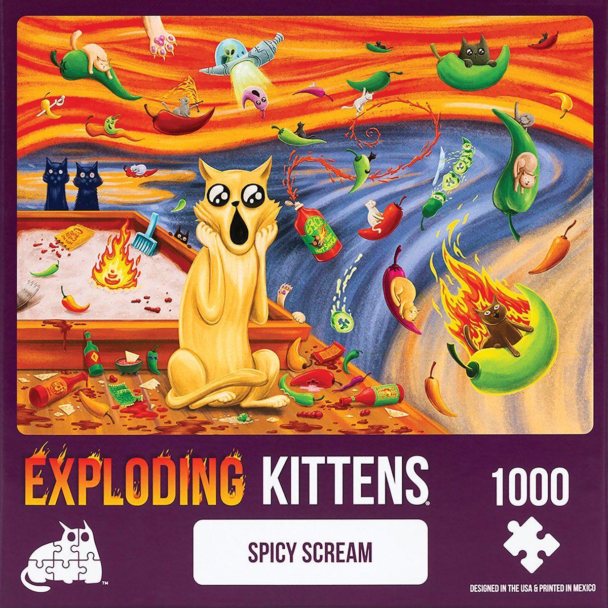 Exploding Kittens Puzzle: Spicy Scream