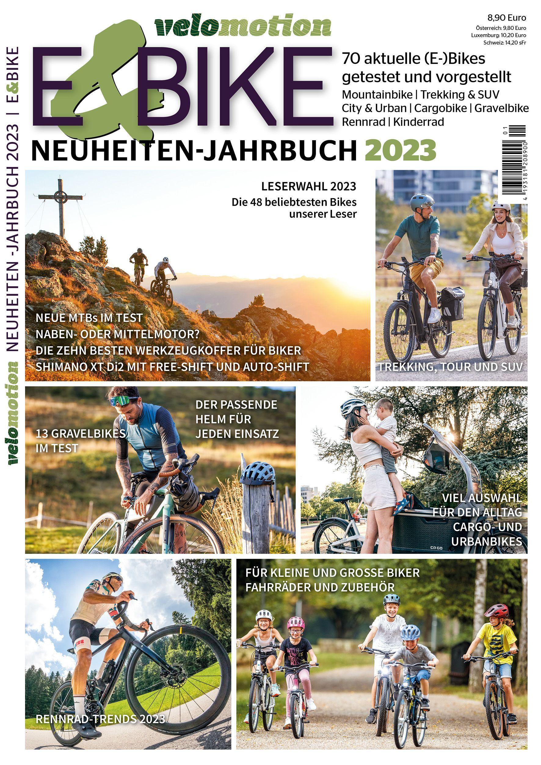 Velomotion E-Bike Neuheiten-Jahrbuch 2023