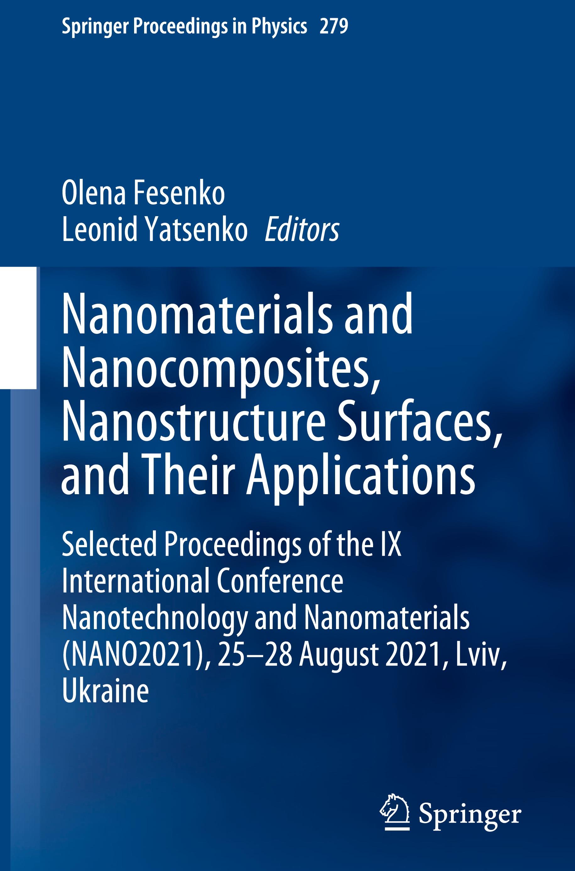 Nanomaterials and Nanocomposites, Nanostructure Surfaces, and Their Applications