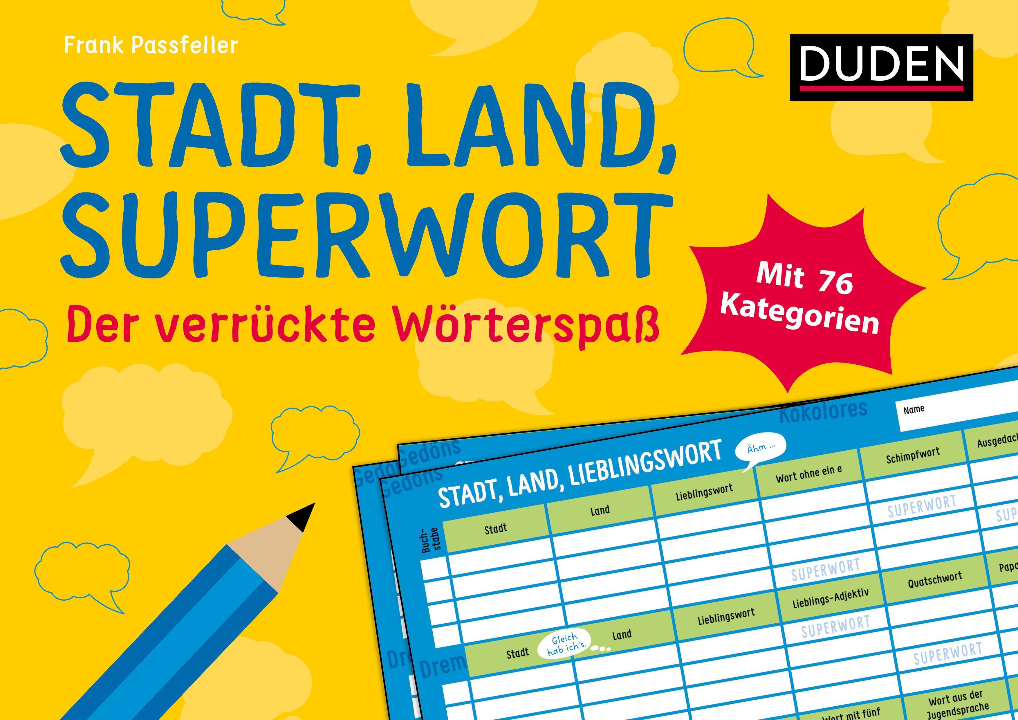 Stadt, Land, Superwort - Der verrückte Wörterspaß