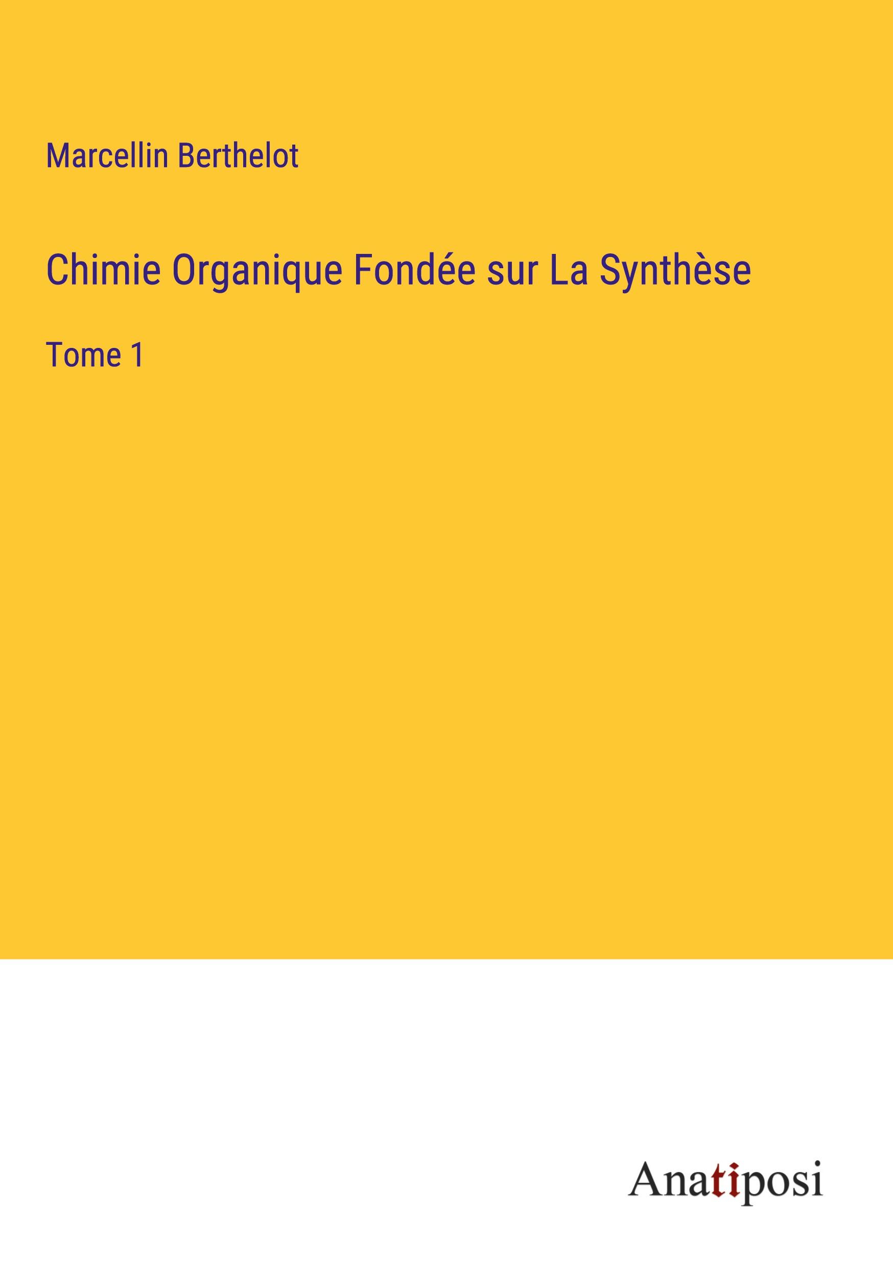 Chimie Organique Fondée sur La Synthèse