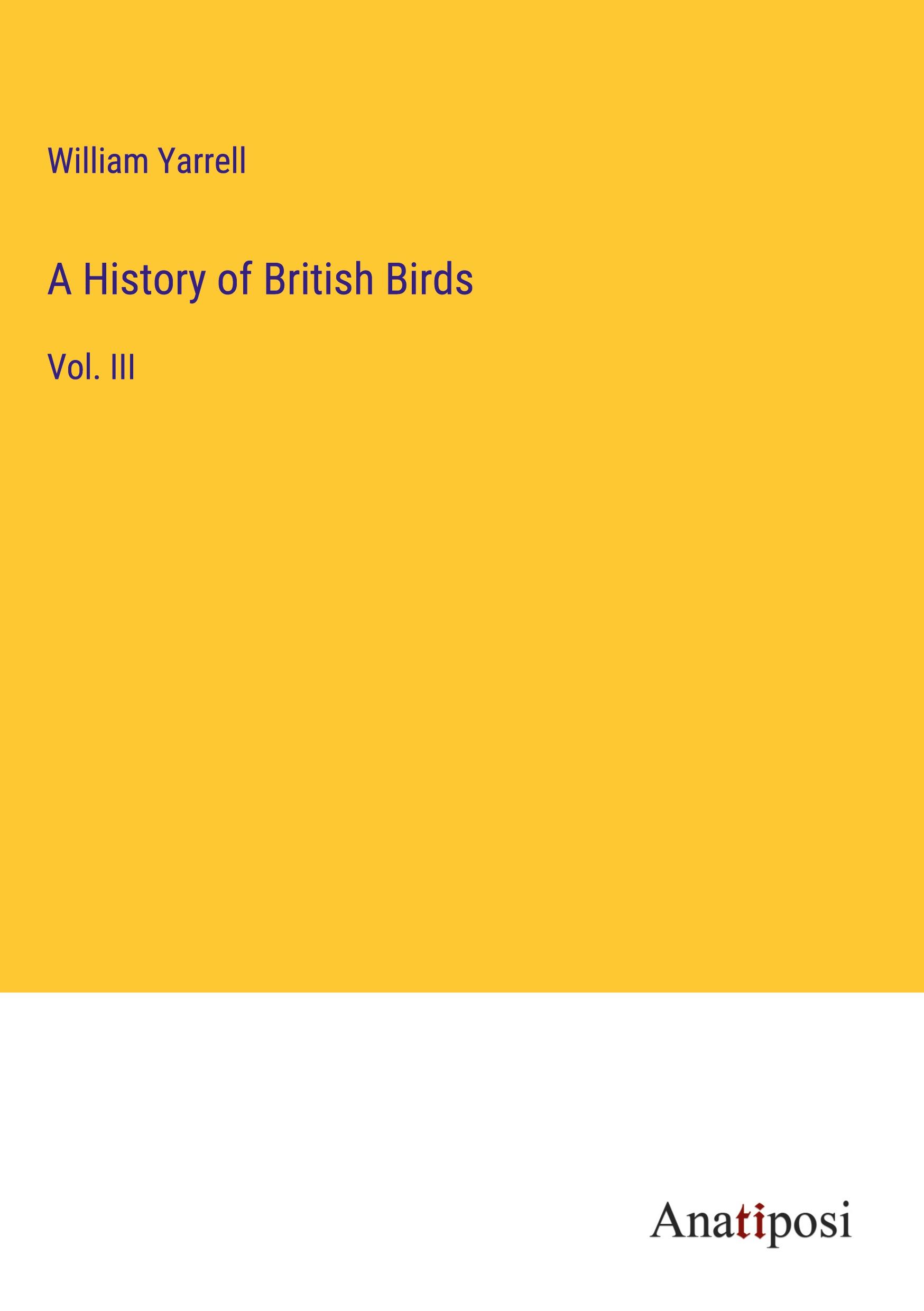 A History of British Birds