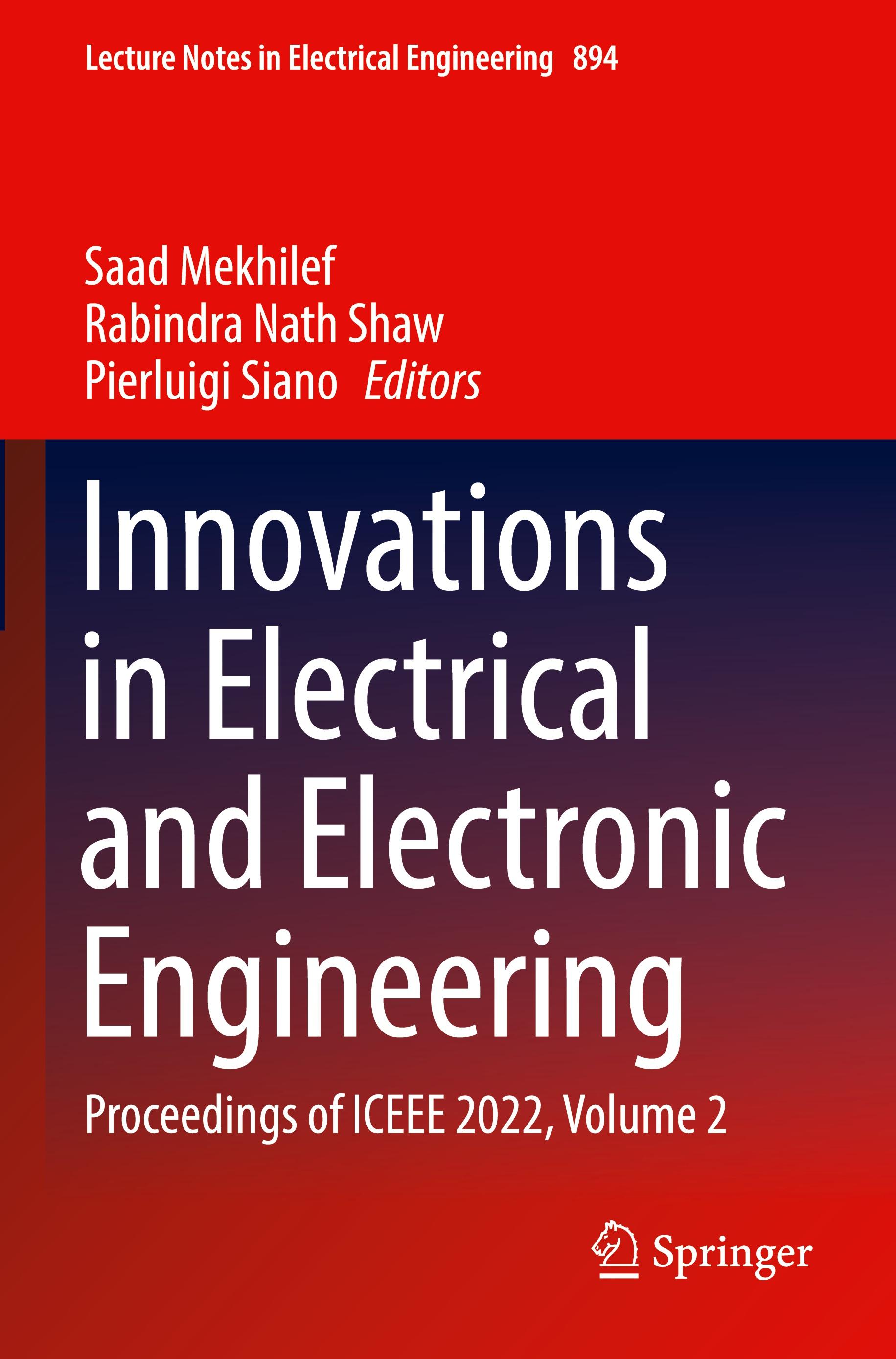 Innovations in Electrical and Electronic Engineering