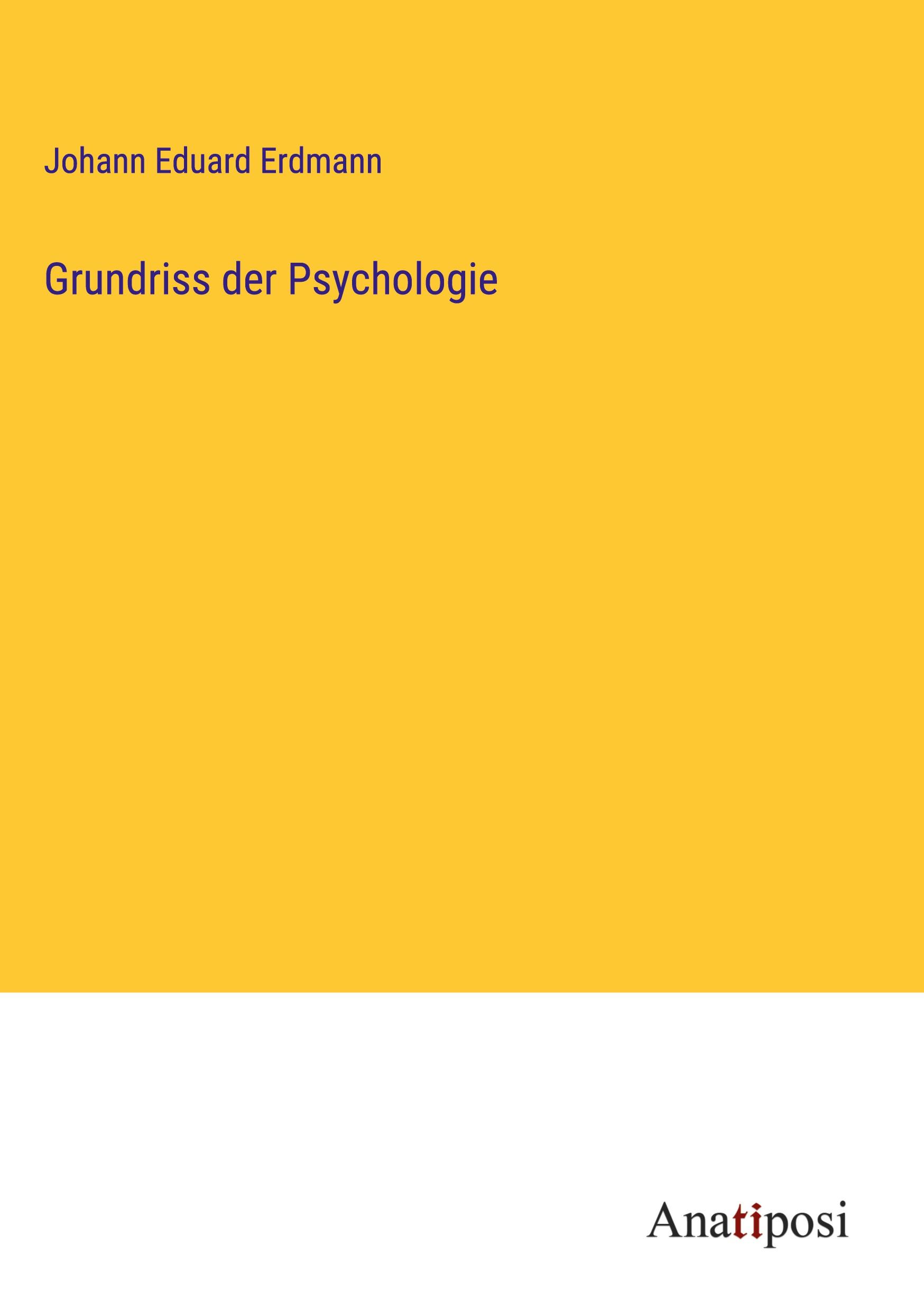 Grundriss der Psychologie