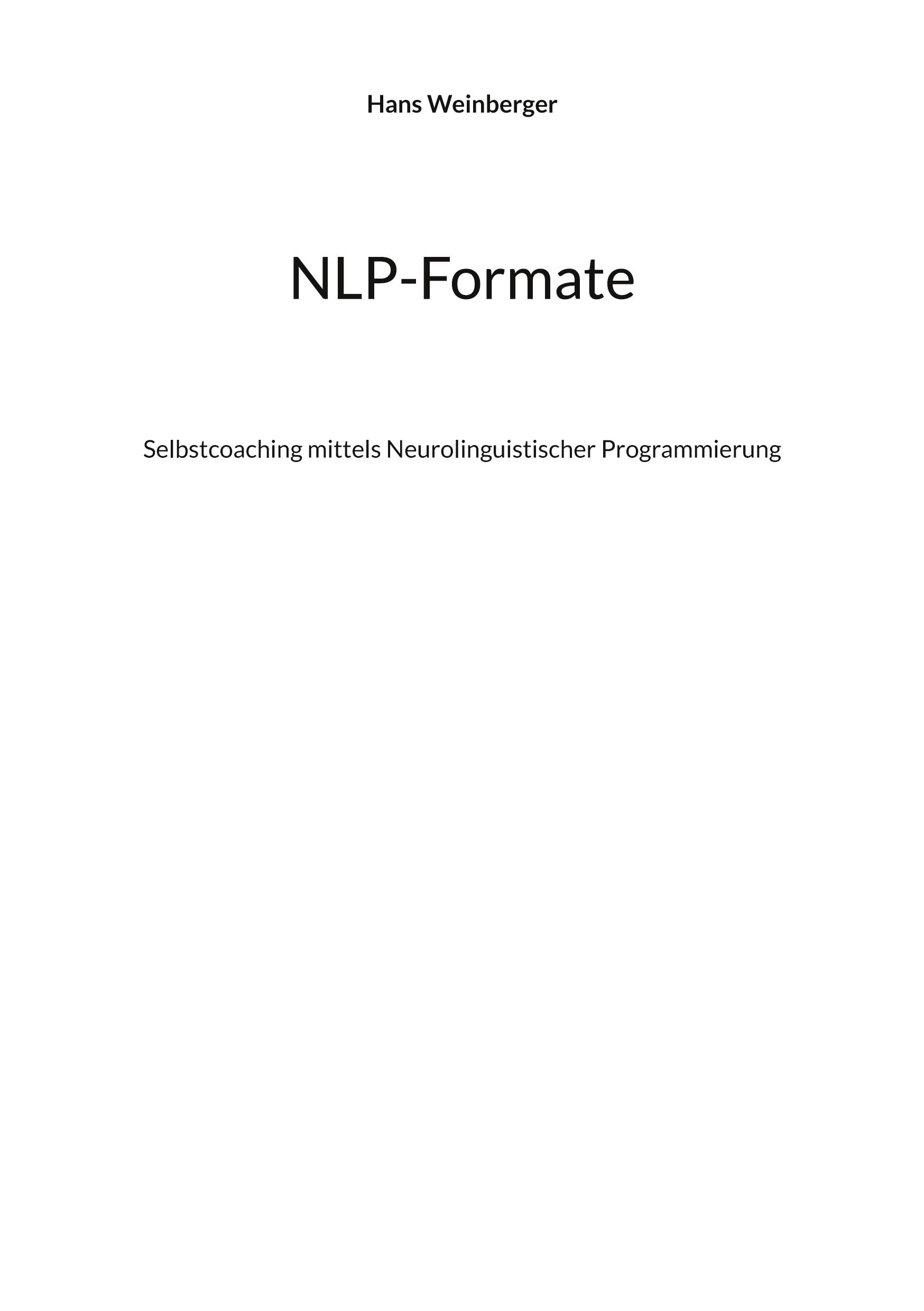 NLP-Formate