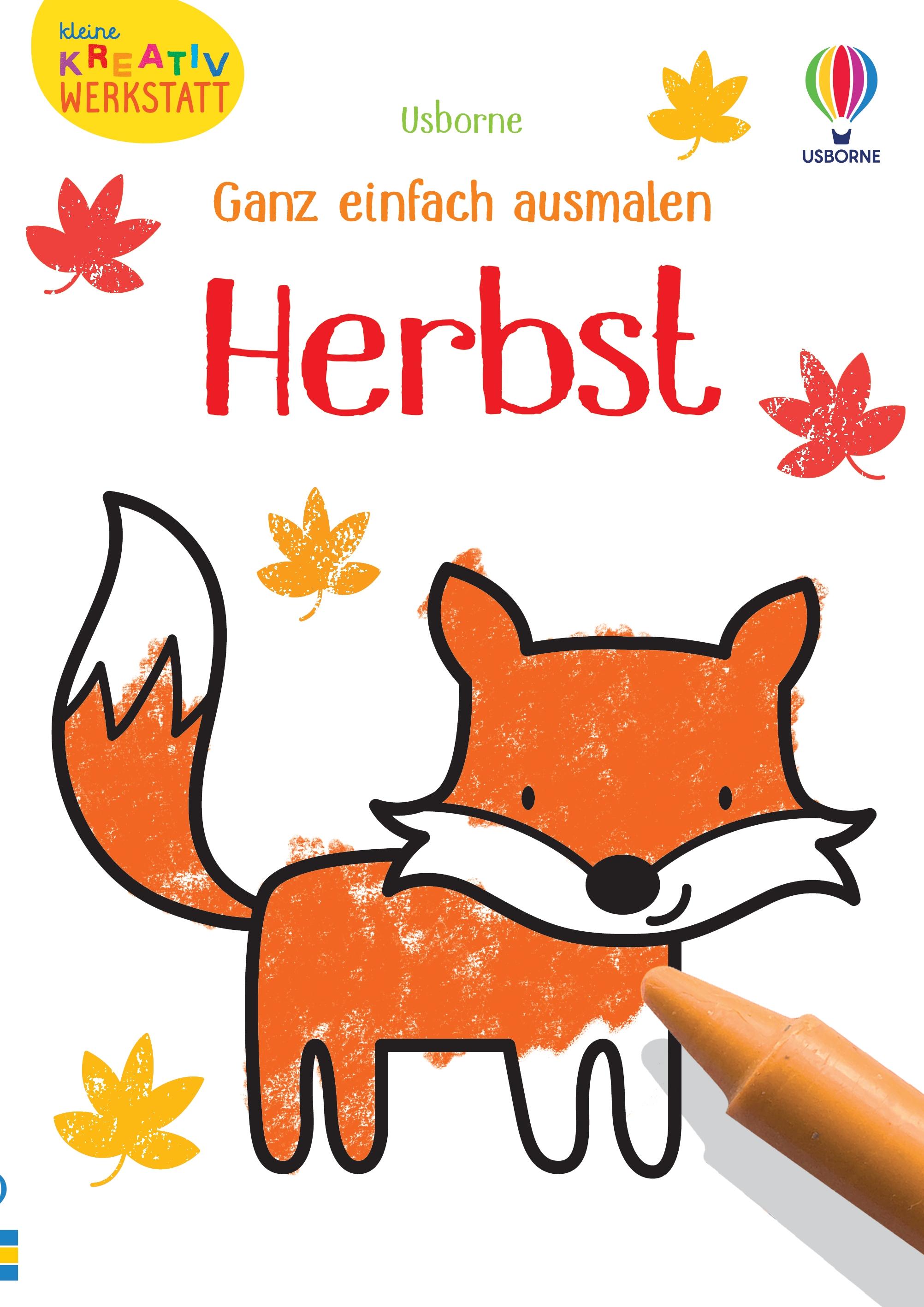 Kleine Kreativ-Werkstatt - Ganz einfach ausmalen: Herbst