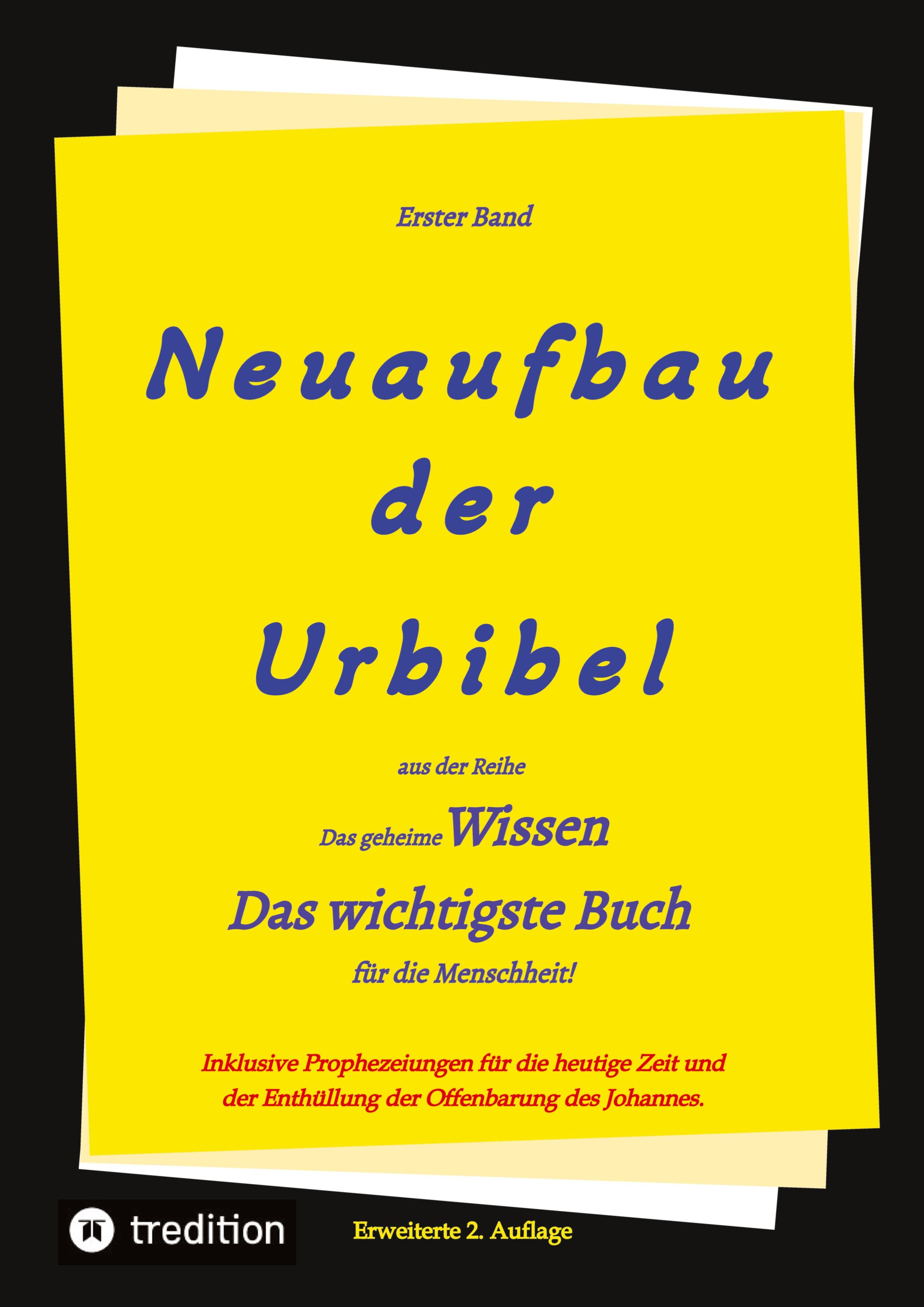 2. Auflage 1. Band von Neuaufbau der Urbibel