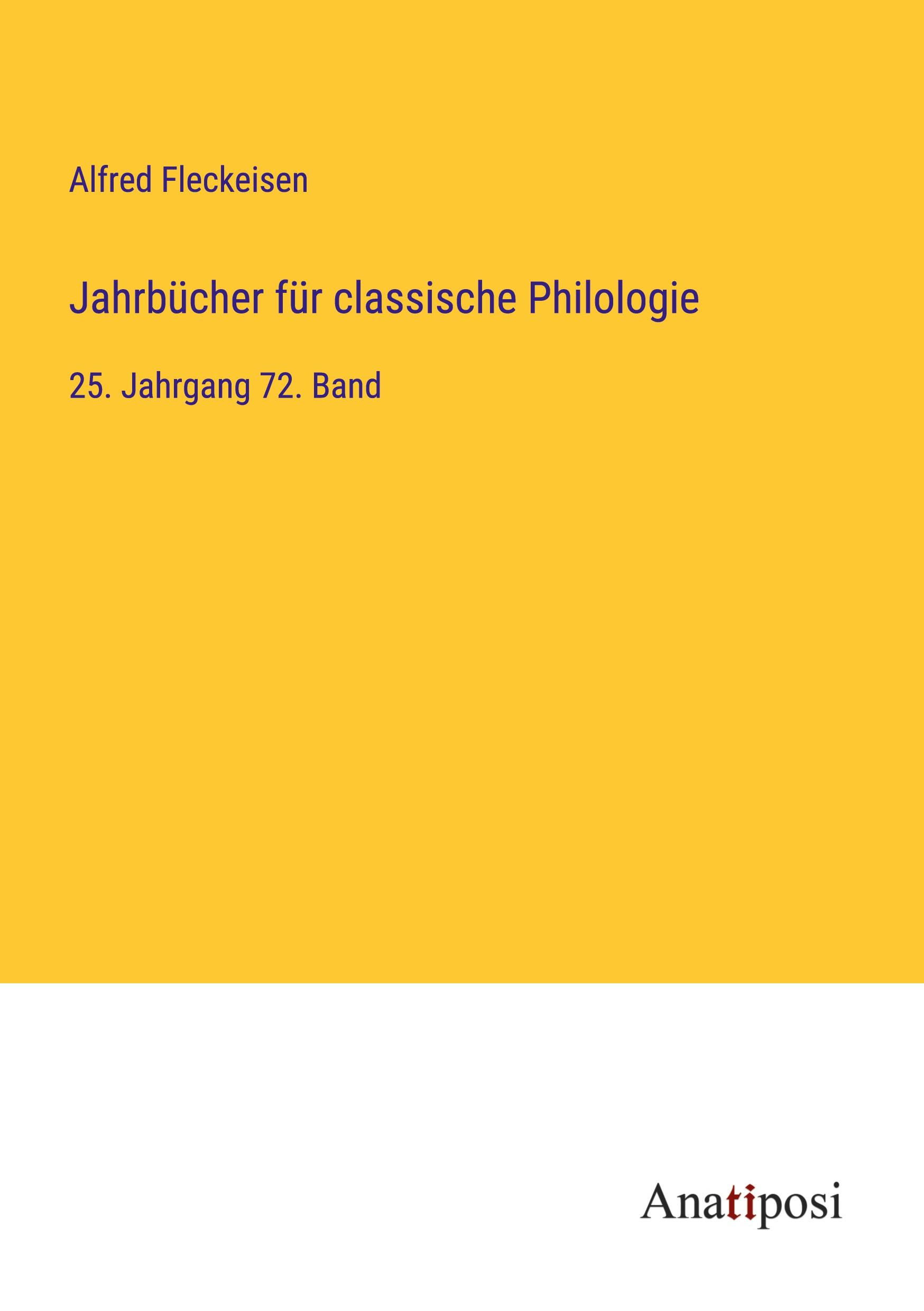 Jahrbücher für classische Philologie