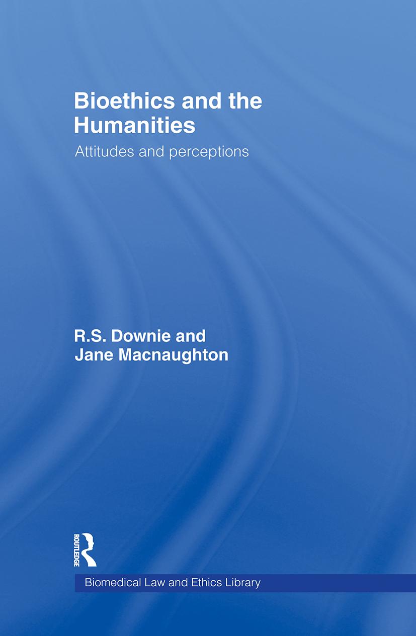 Bioethics and the Humanities