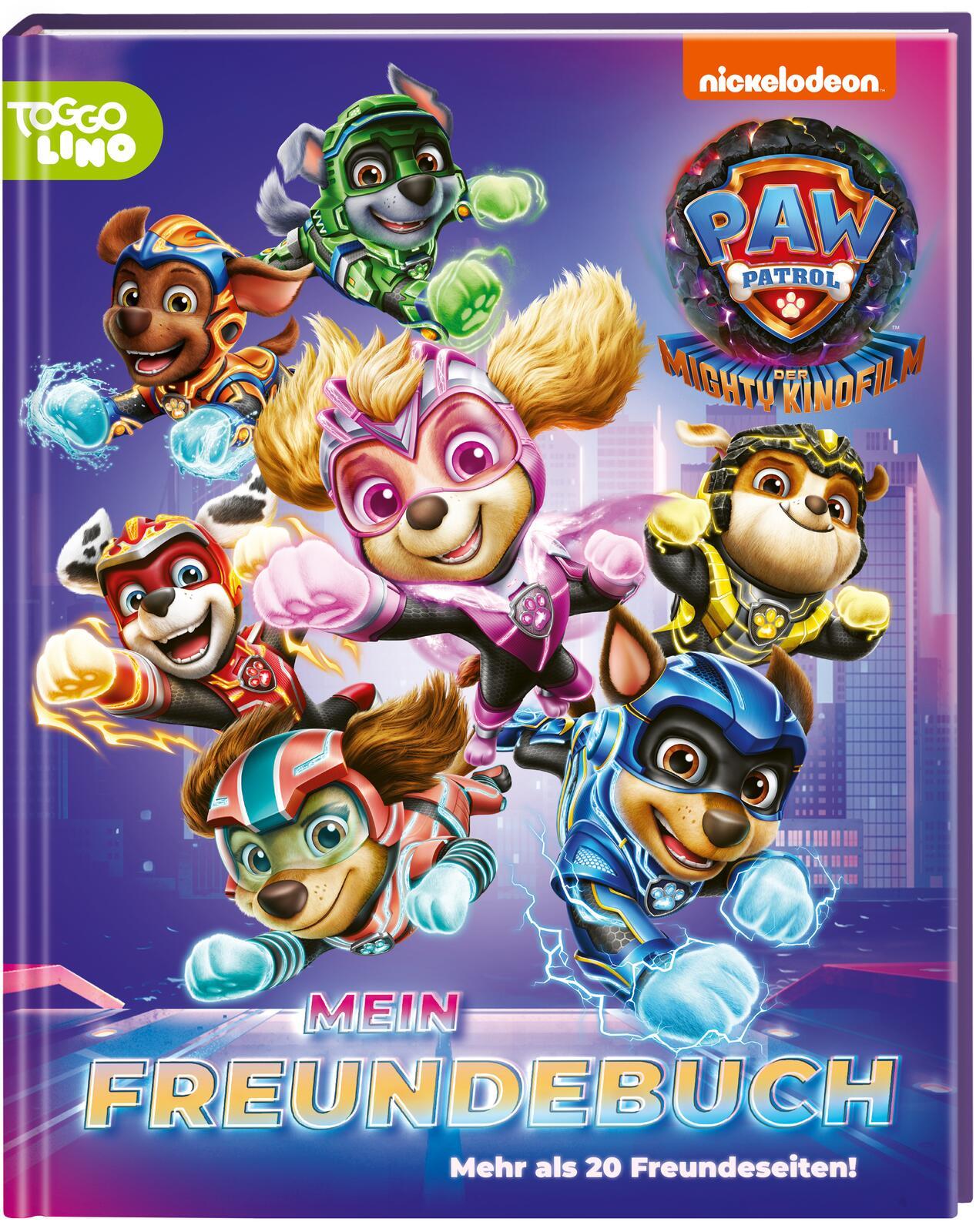 PAW Patrol Mitmachbuch: Der Mighty Kinofilm: Mein Freundebuch