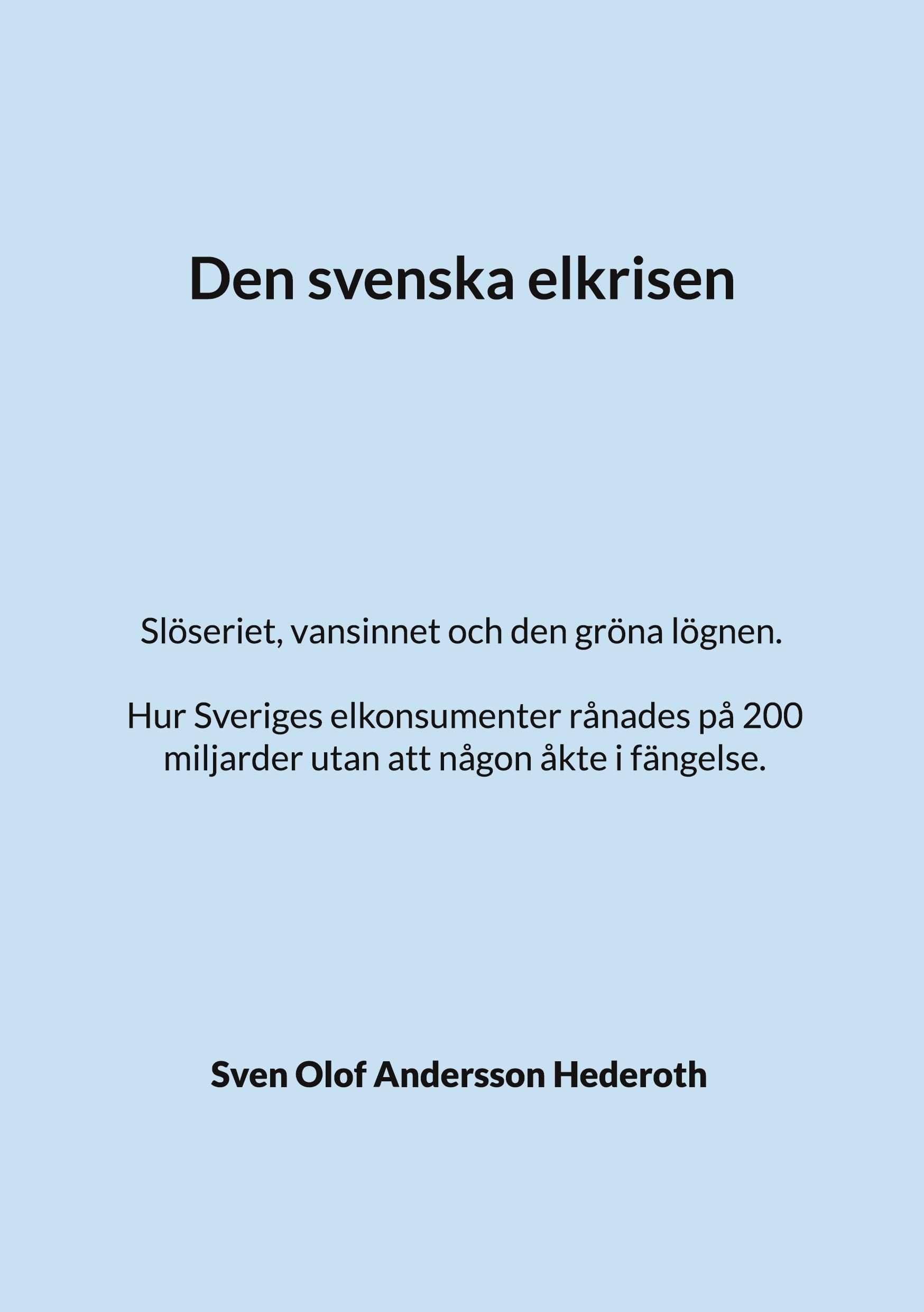 Den svenska elkrisen