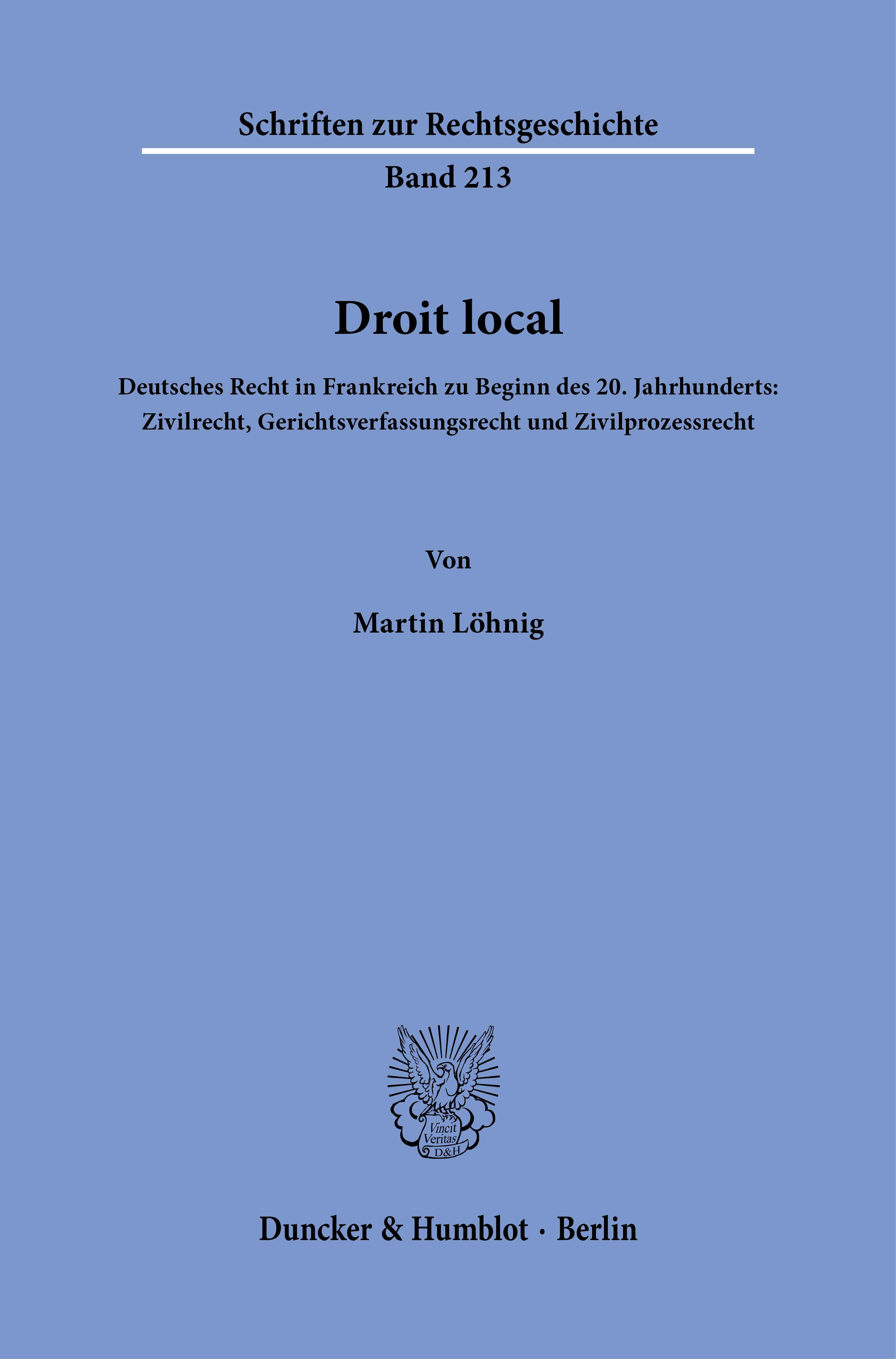 Droit local