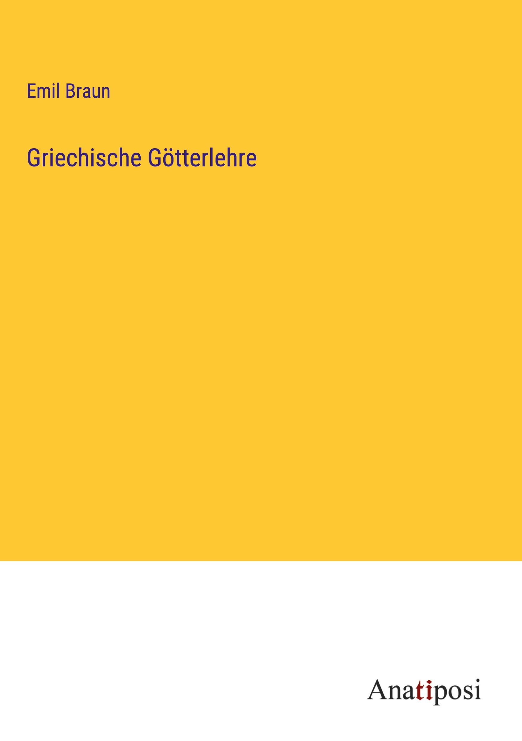 Griechische Götterlehre