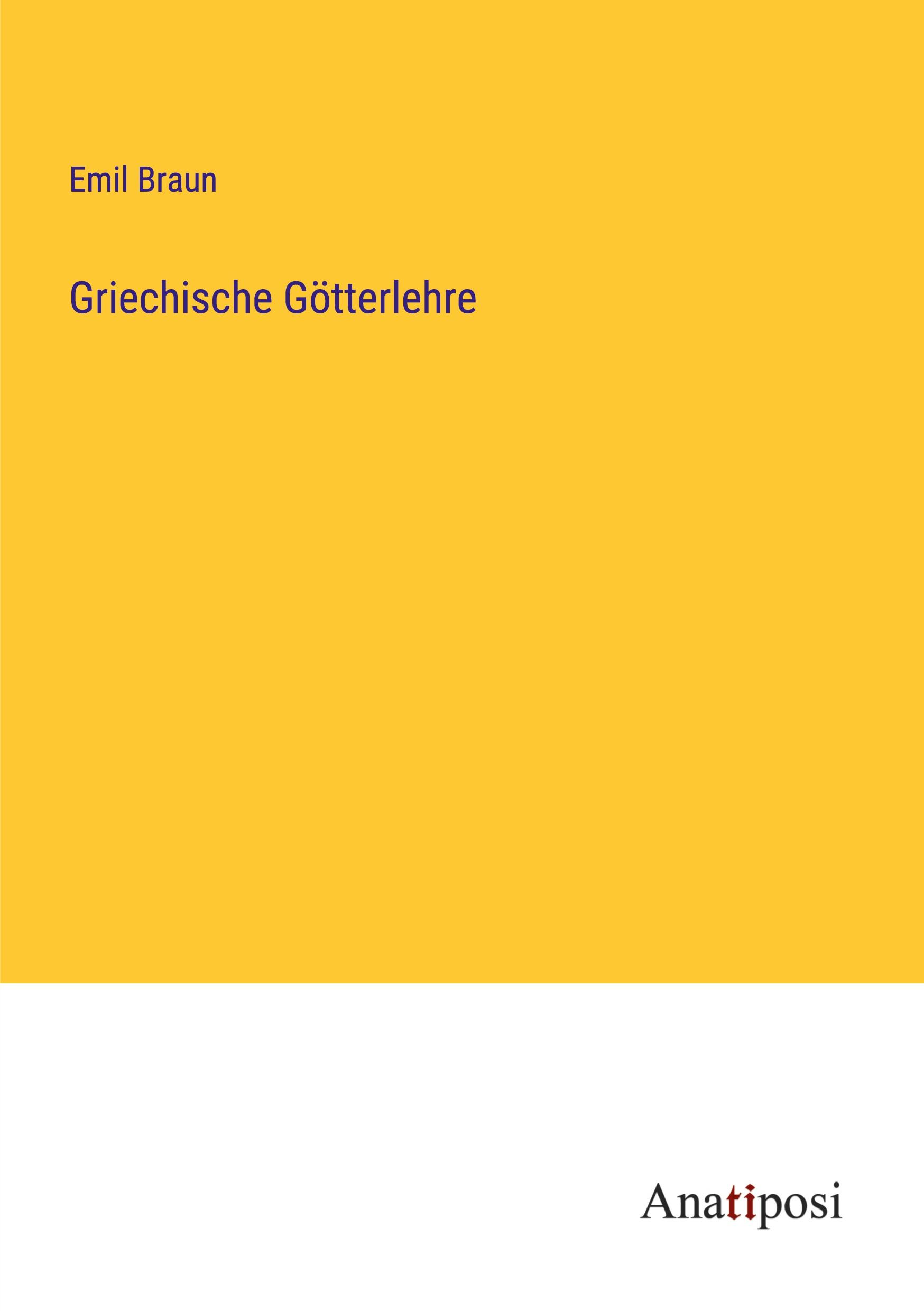 Griechische Götterlehre