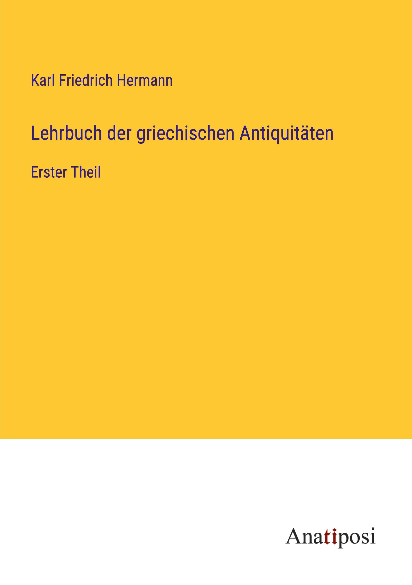 Lehrbuch der griechischen Antiquitäten