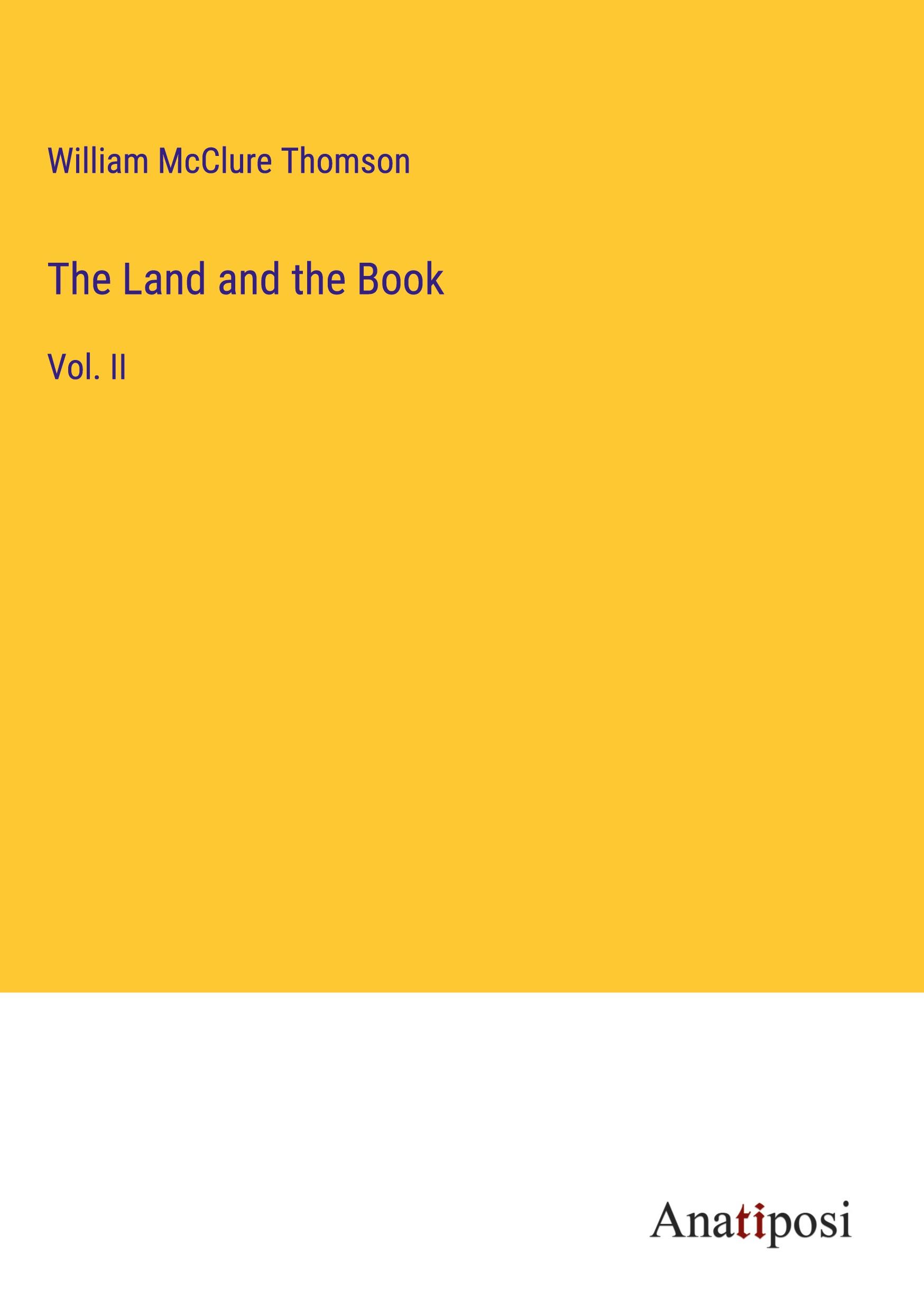 The Land and the Book