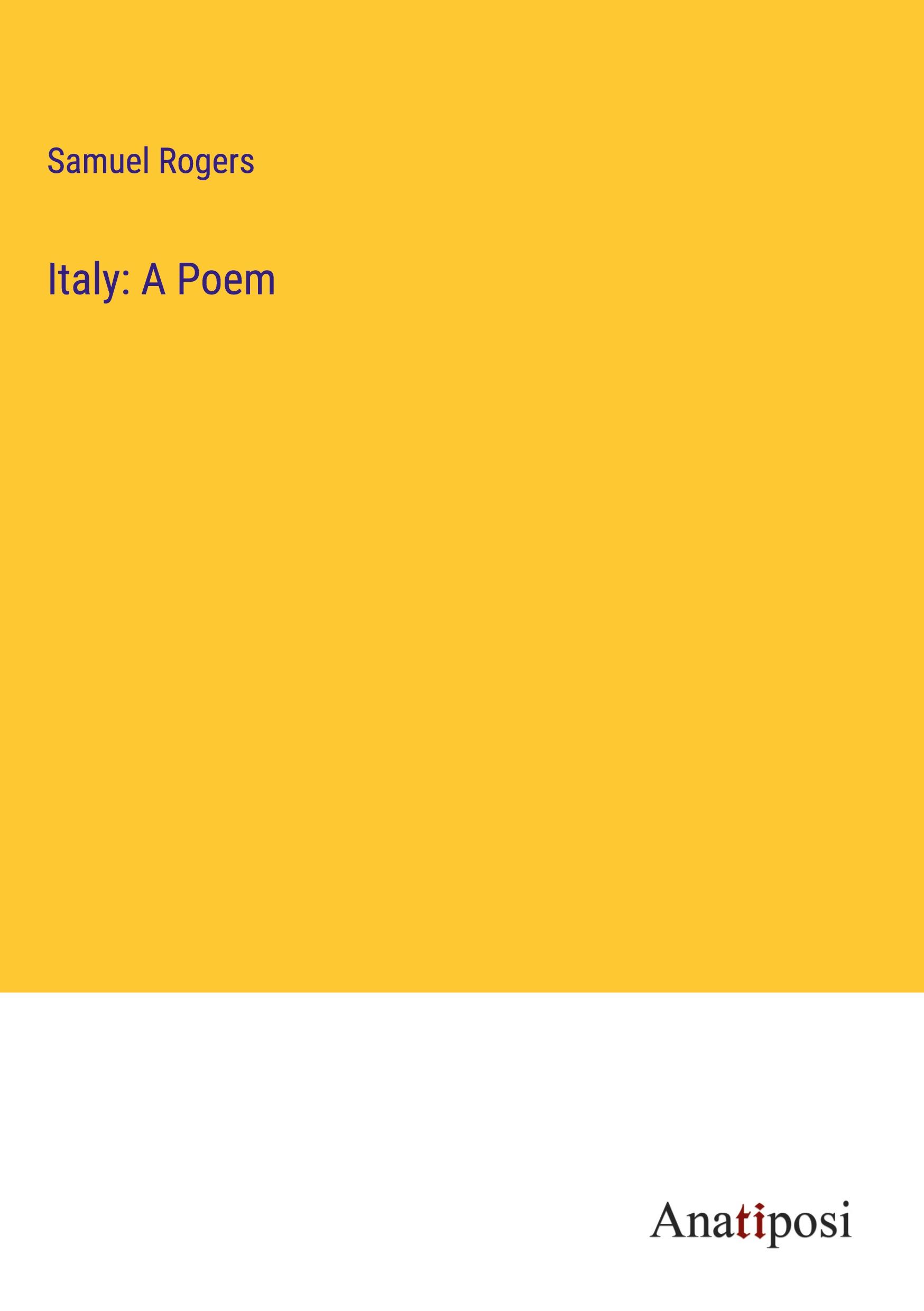 Italy: A Poem