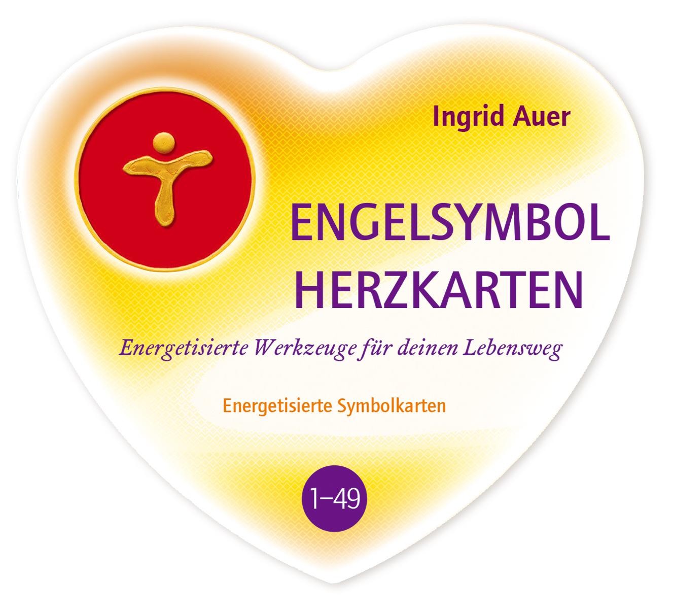 Engelsymbol-Herzkarten