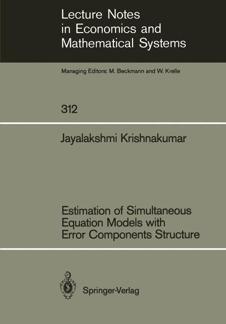 Estimation of Simultaneous Equation Models with Error Components Structure