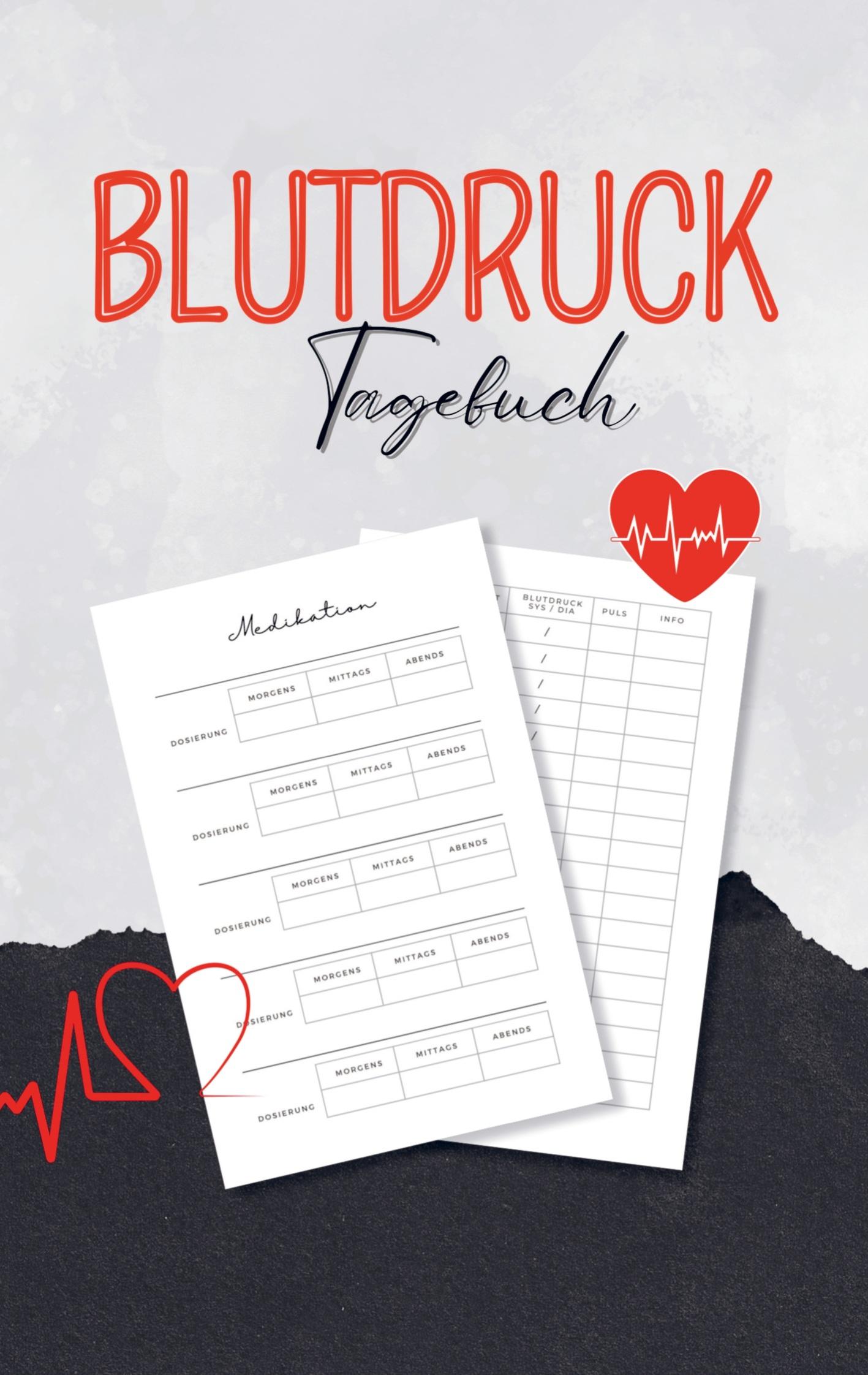 Blutdruck Tagebuch 1 Jahr