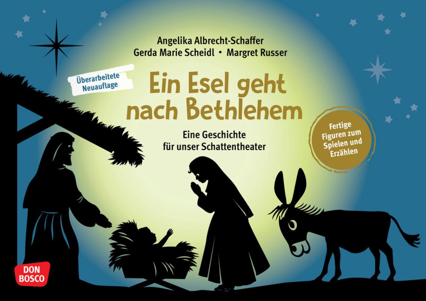 Ein Esel geht nach Bethlehem