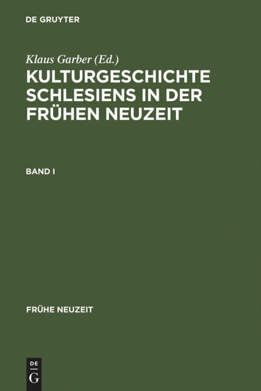 Kulturgeschichte Schlesiens in der Frühen Neuzeit