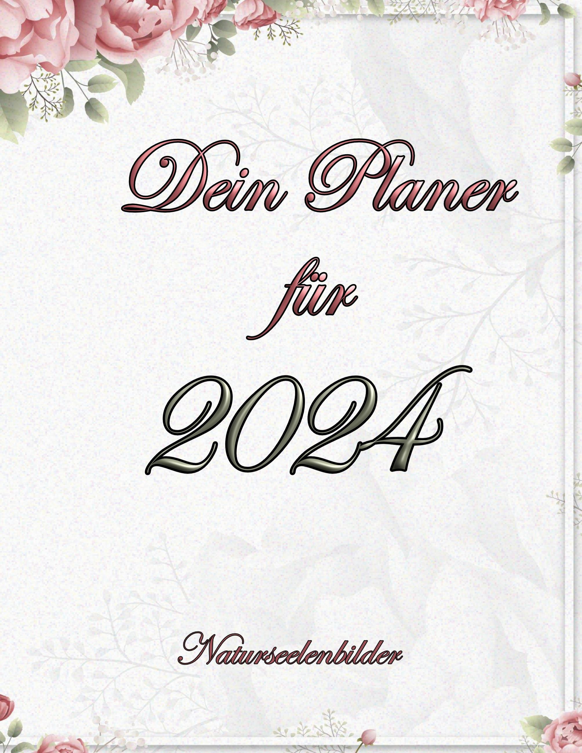 Dein Planer für 2024 - Vintage-Design