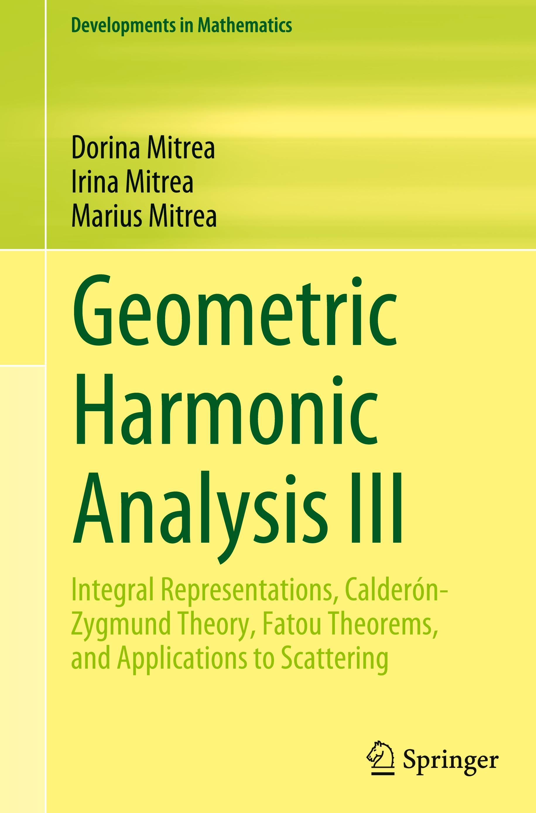 Geometric Harmonic Analysis III