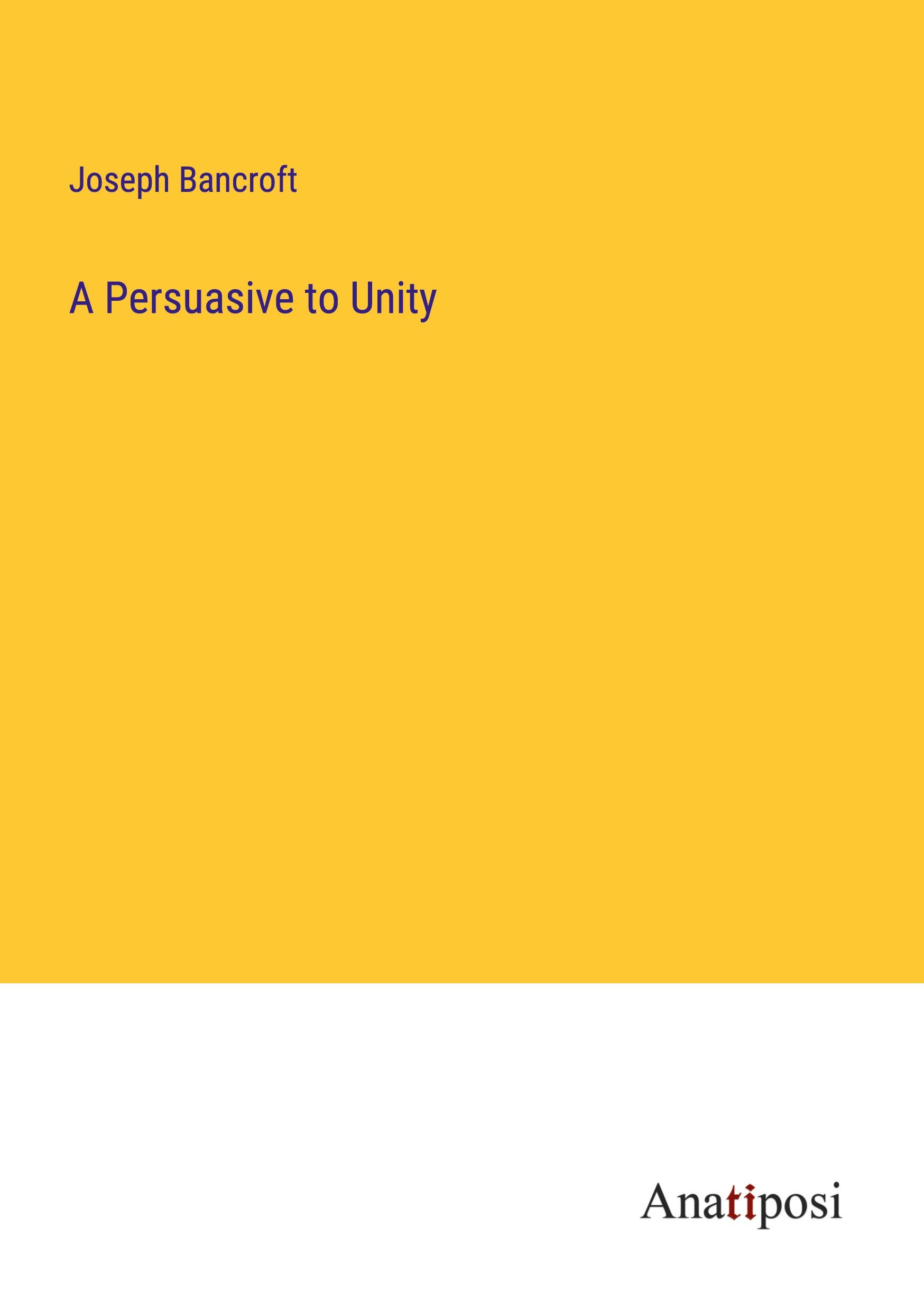 A Persuasive to Unity