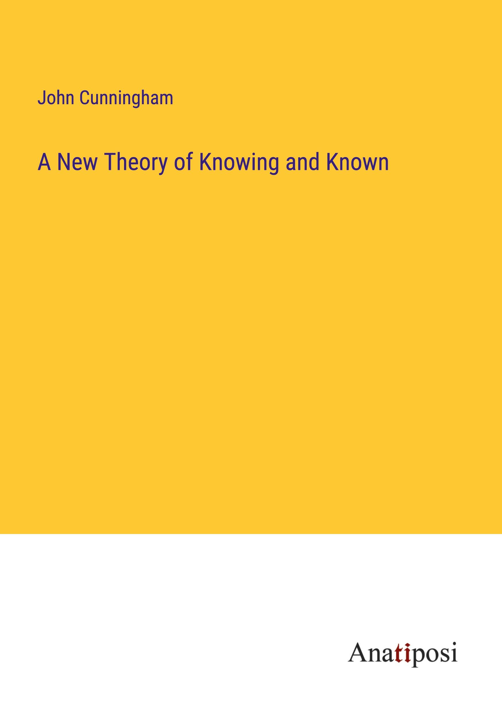 A New Theory of Knowing and Known