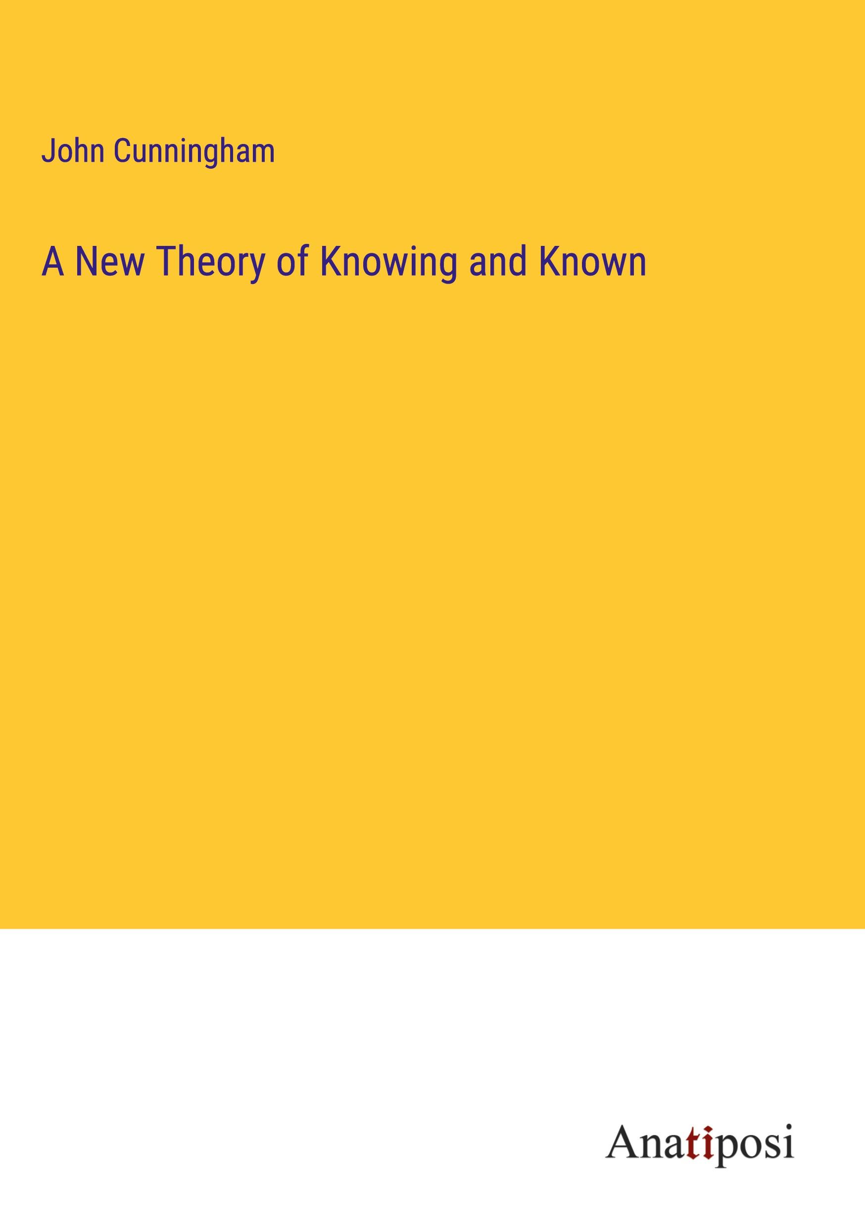 A New Theory of Knowing and Known