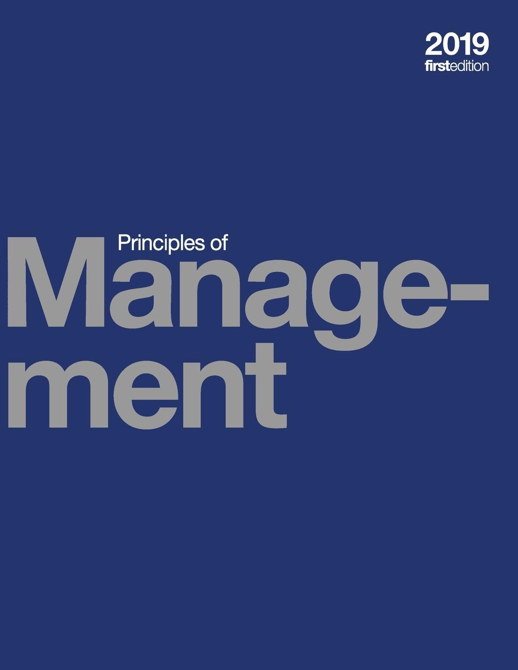 Principles of Management (paperback, b&w)