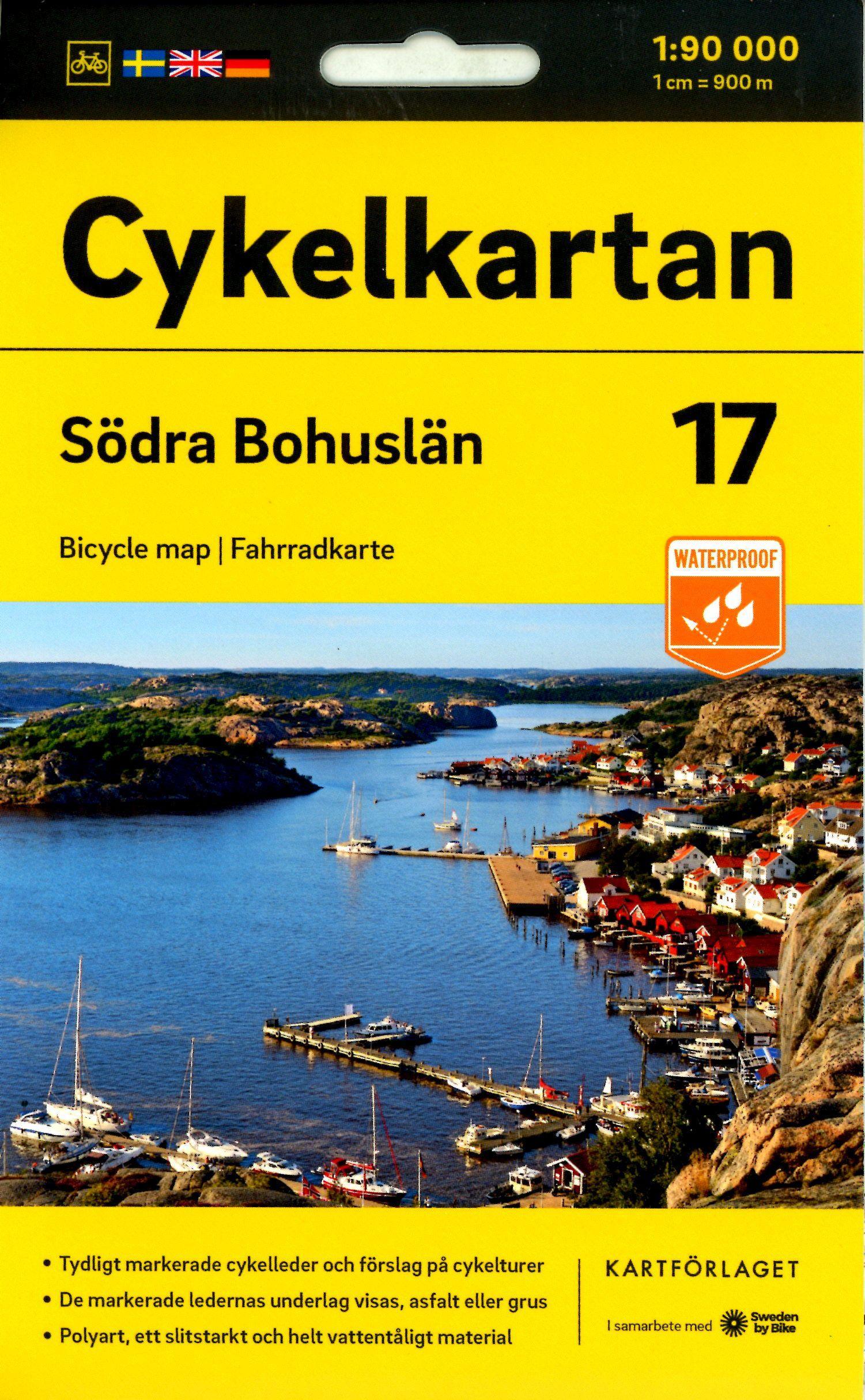 Cykelkartan Blad 17 Södra Bohuslän 1:90000