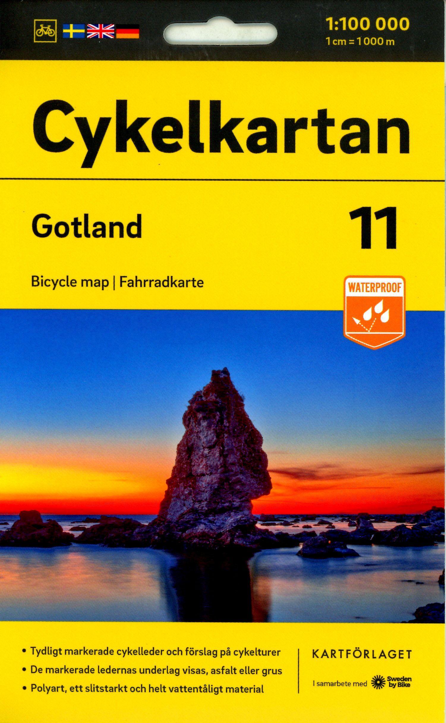 Cykelkartan Blad 11 Gotland 1:100000