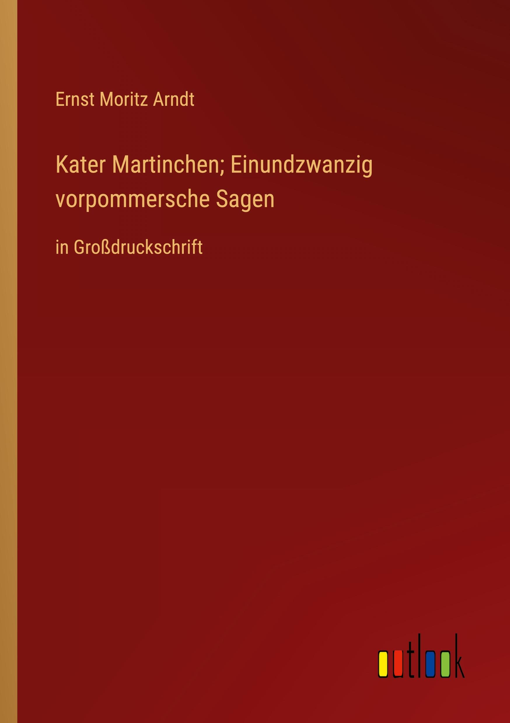 Kater Martinchen; Einundzwanzig vorpommersche Sagen