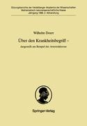 Über den Krankheitsbegriff ¿ dargestellt am Beispiel der Arteriosklerose