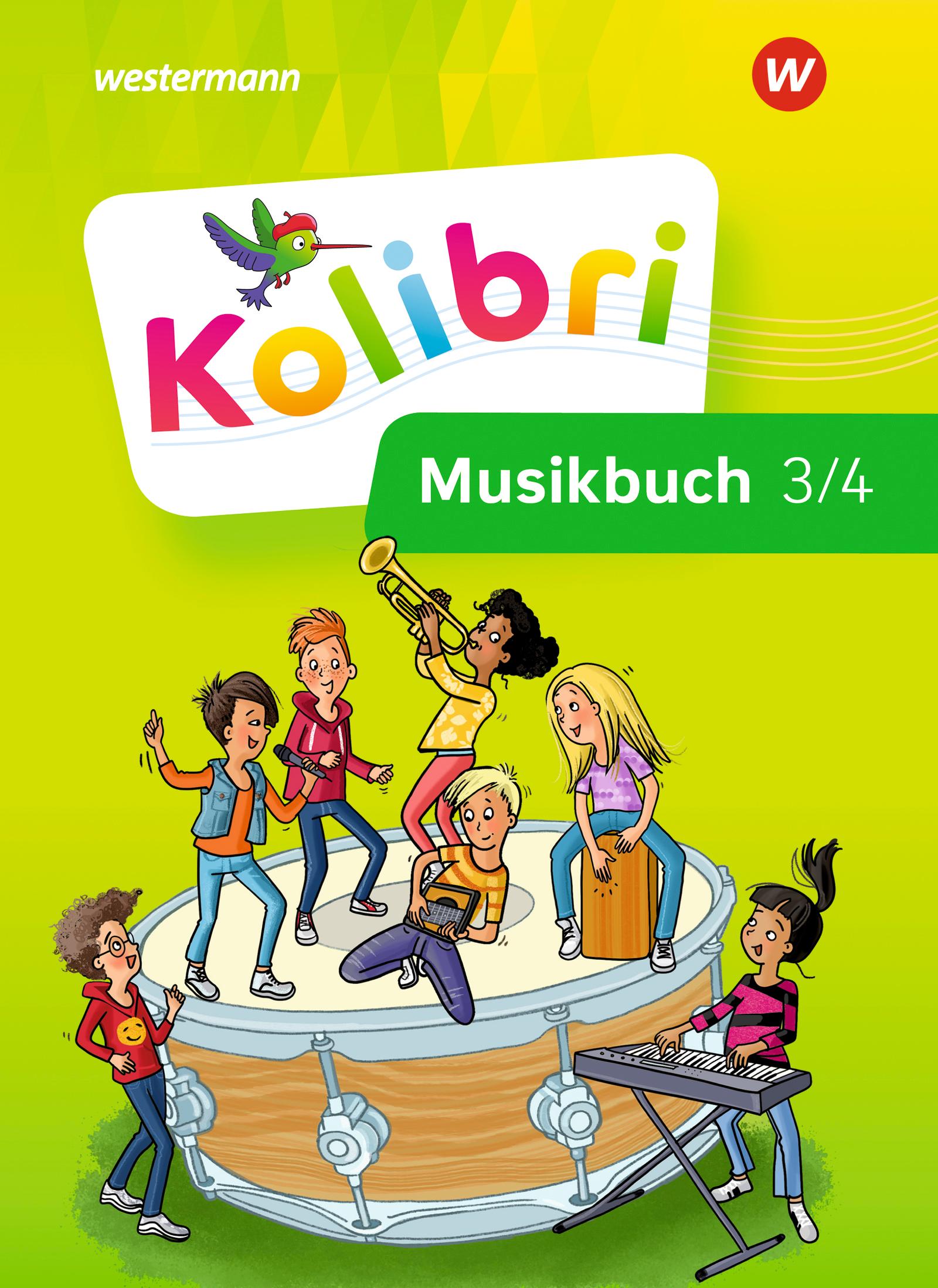 Kolibri 3 / 4. Musikbuch: Schulbuch. Allgemeine Ausgabe