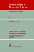 Statistical and Scientific Database Management