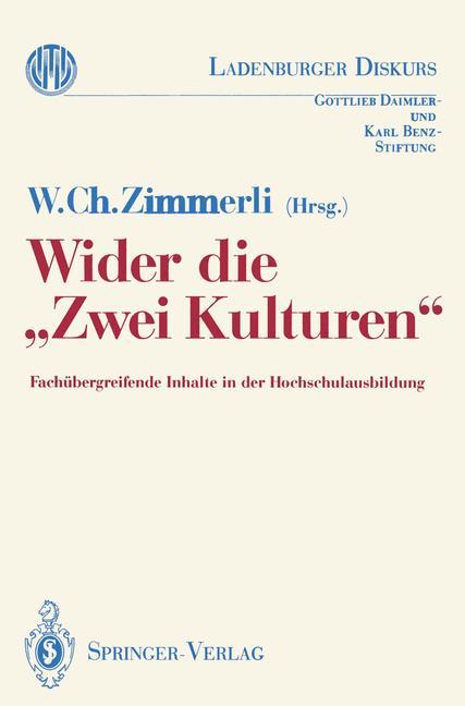 Wider die ¿Zwei Kulturen¿