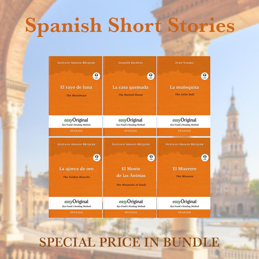 Spanish Short Stories (books + 6 audio-CDs) - Ilya Frank's Reading Method