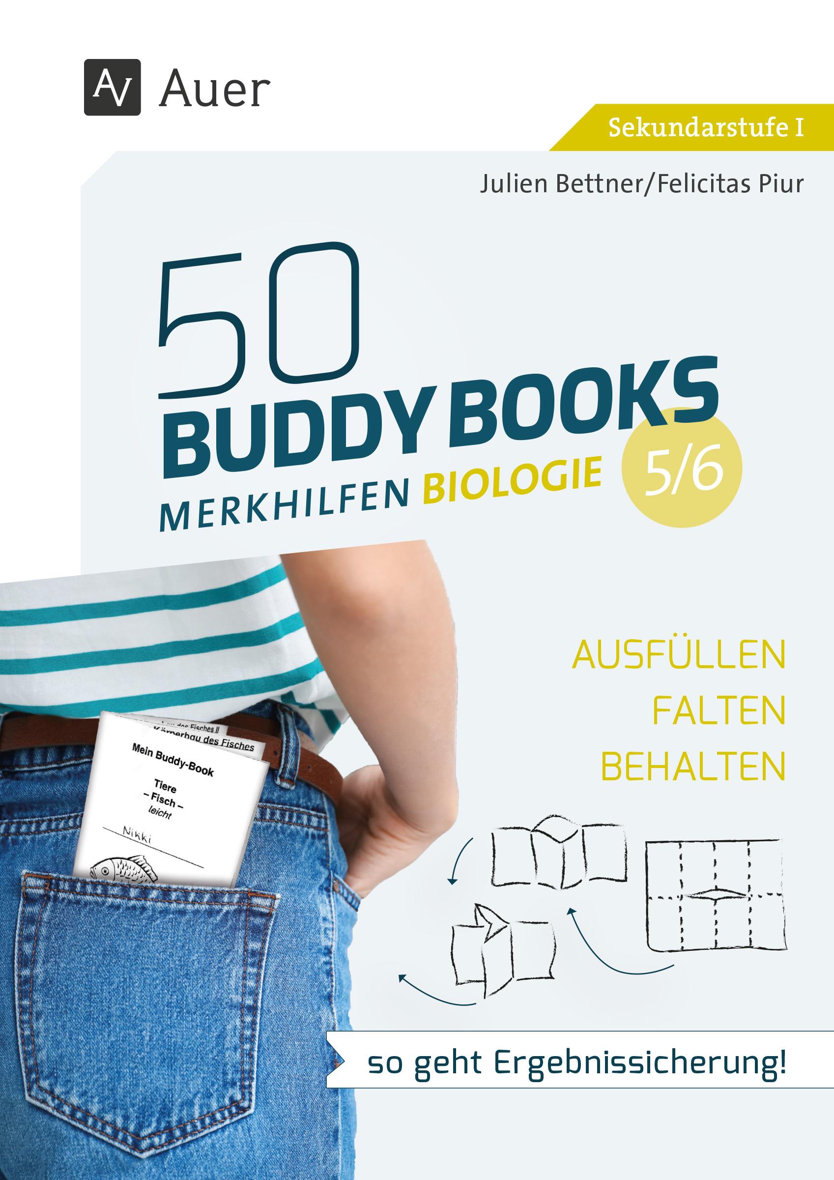 50 Buddy Books - Merkhilfen Biologie Klassen 5-6