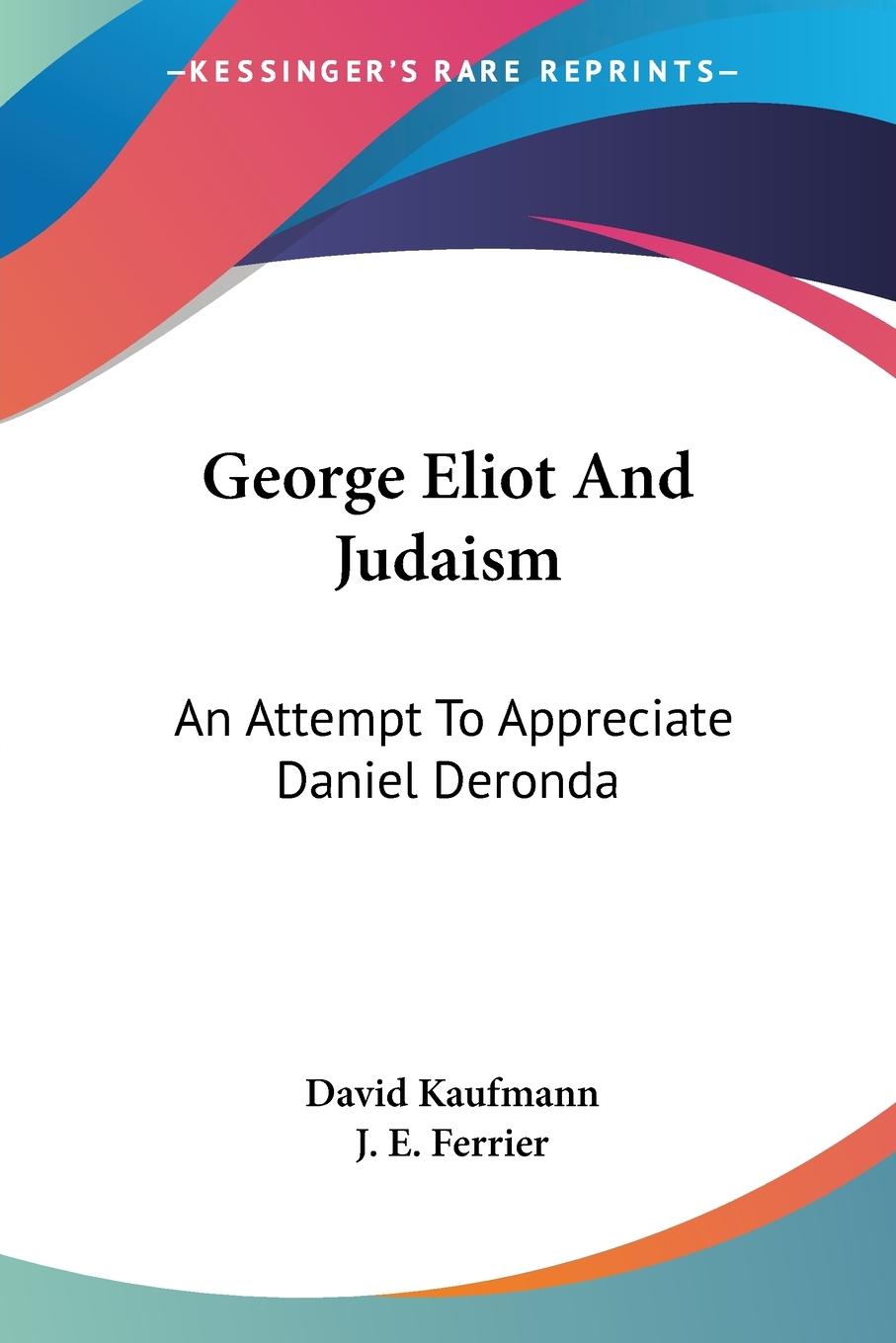 George Eliot And Judaism