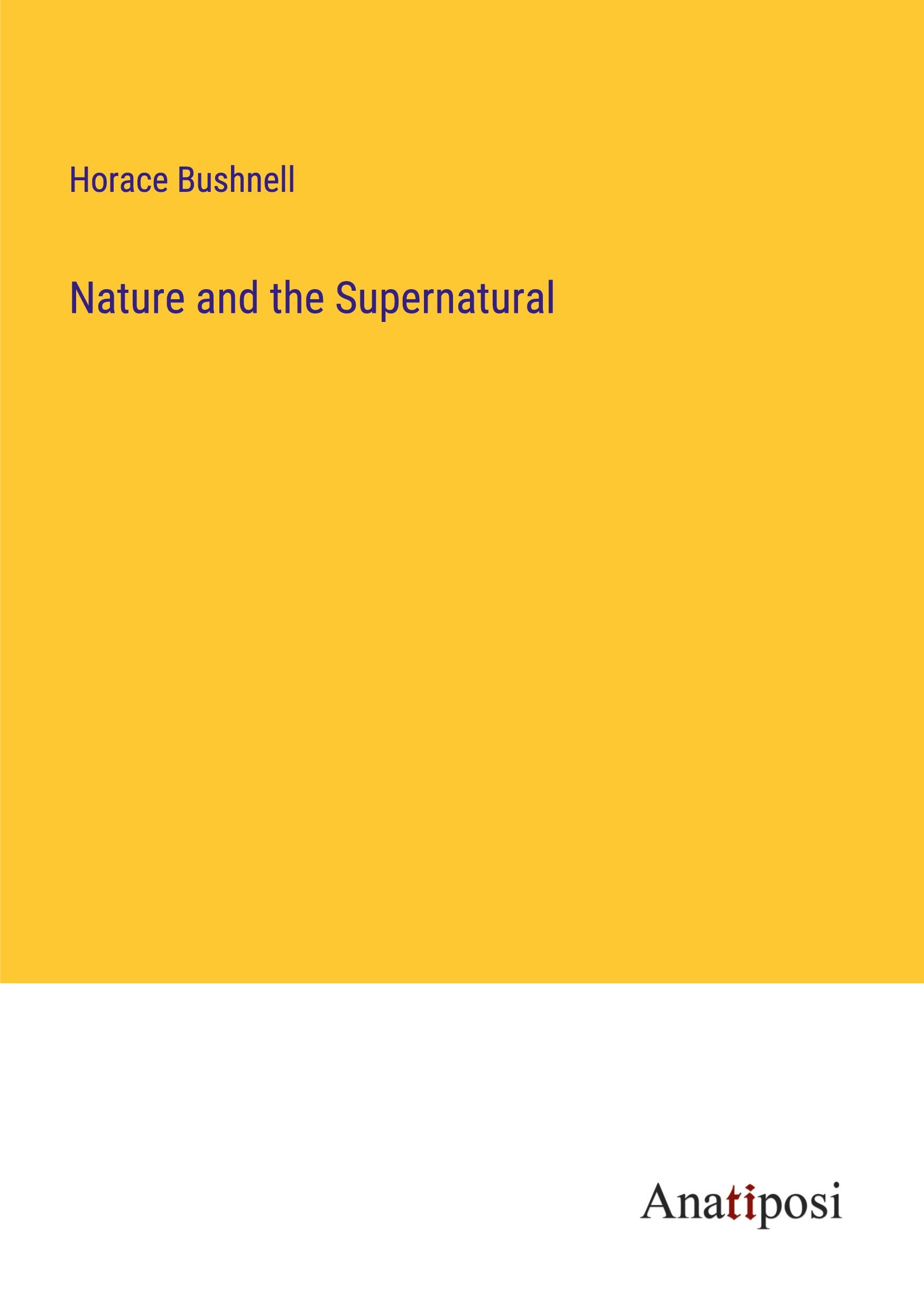 Nature and the Supernatural