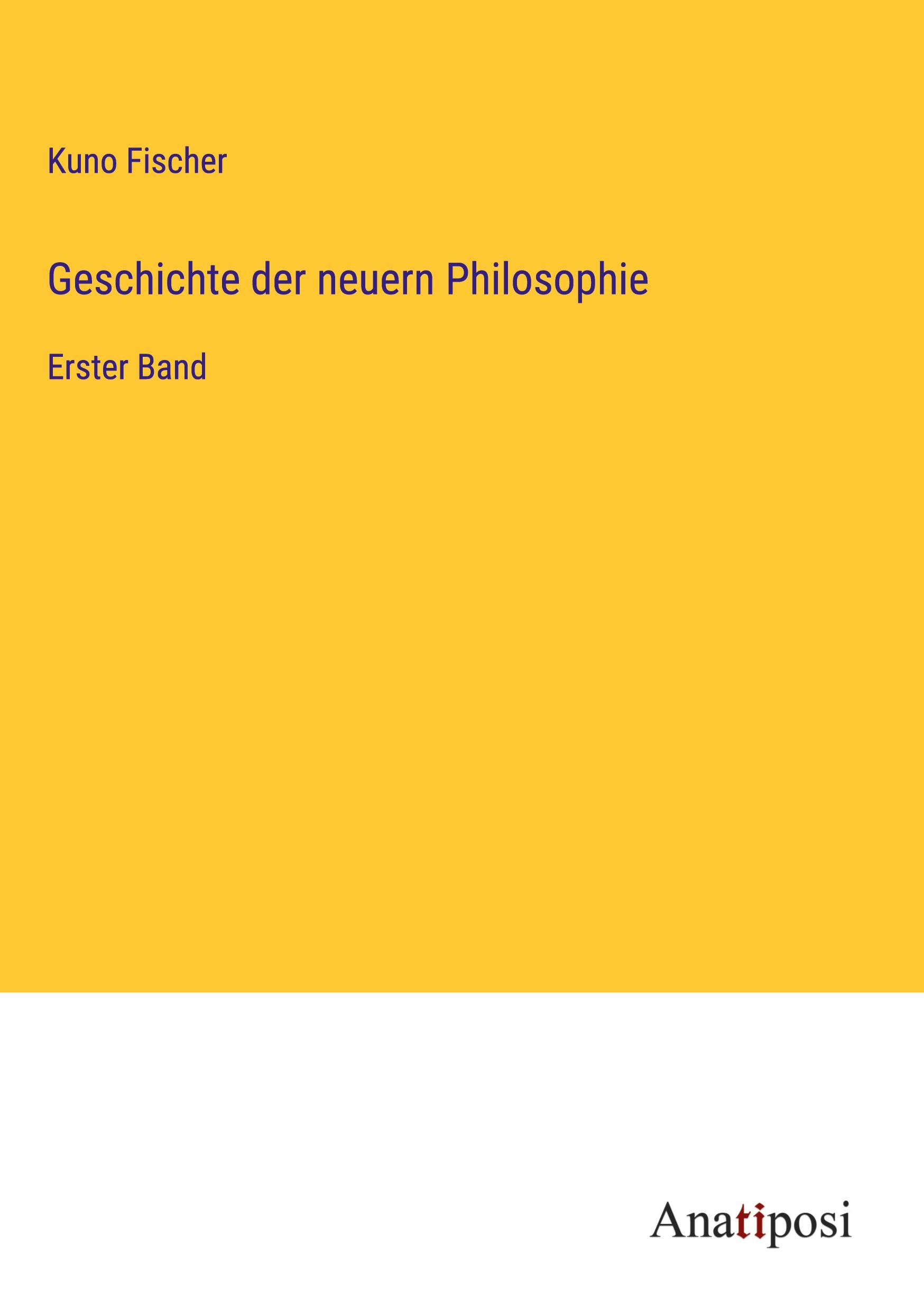 Geschichte der neuern Philosophie