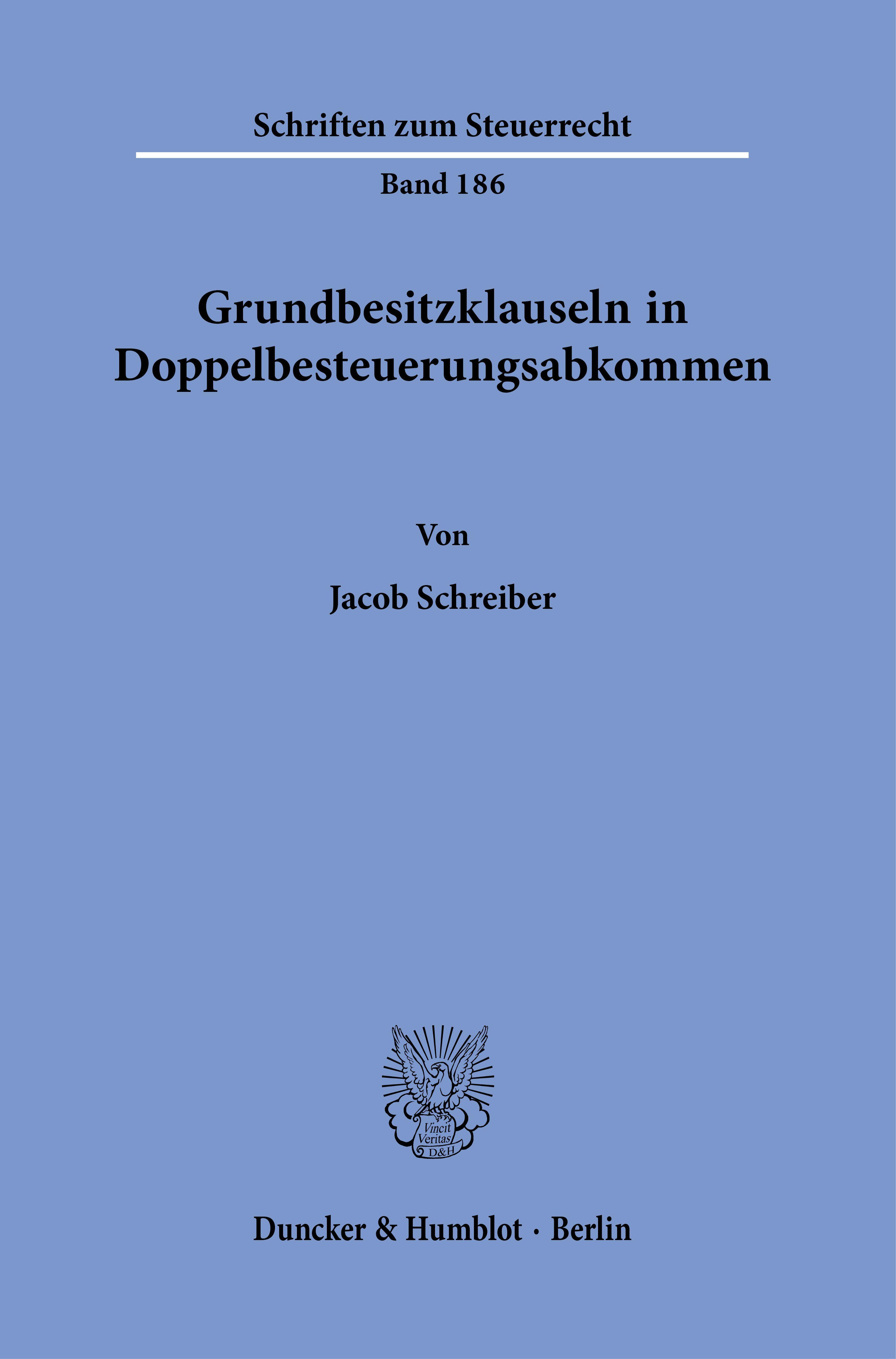 Grundbesitzklauseln in Doppelbesteuerungsabkommen.