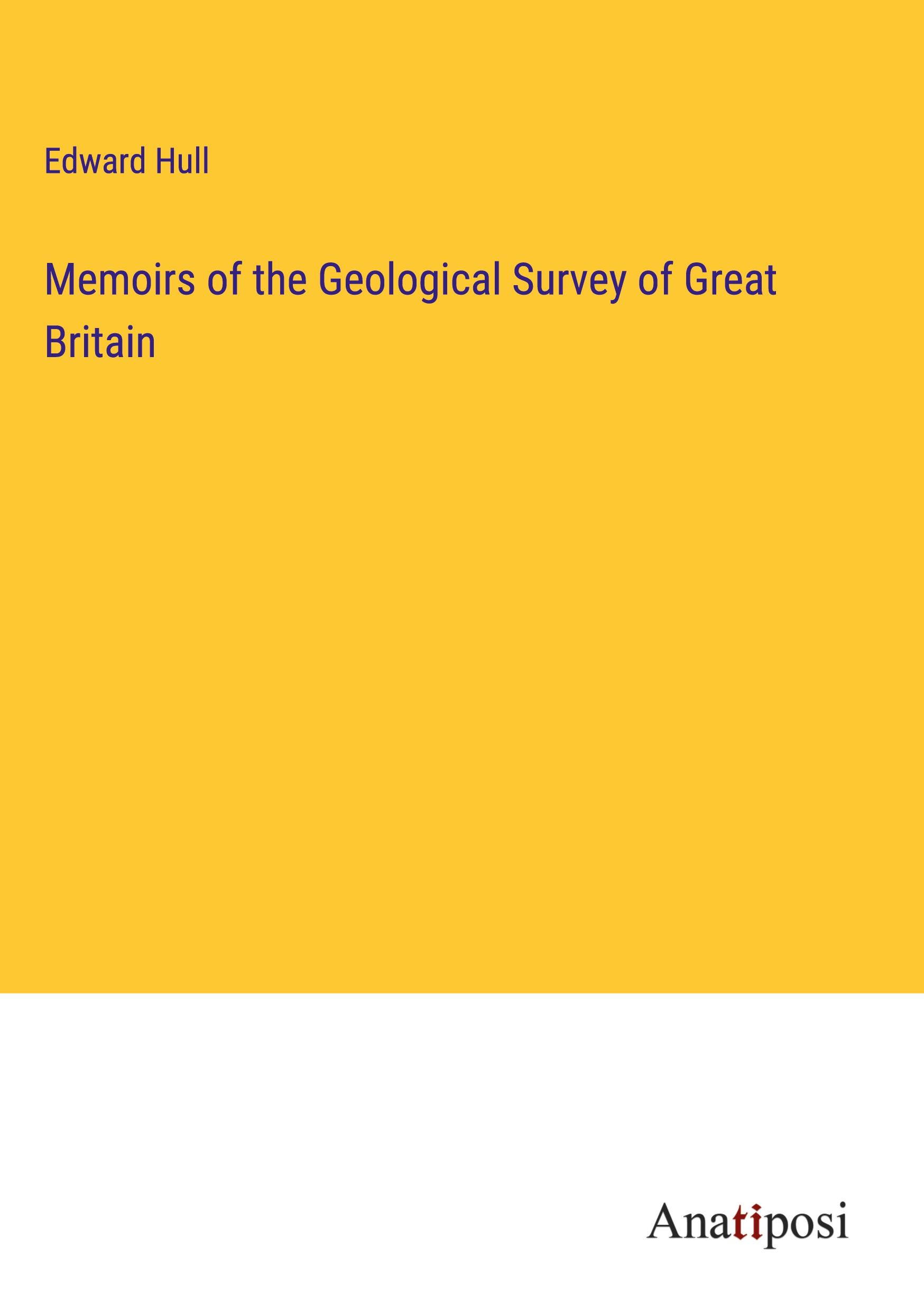 Memoirs of the Geological Survey of Great Britain