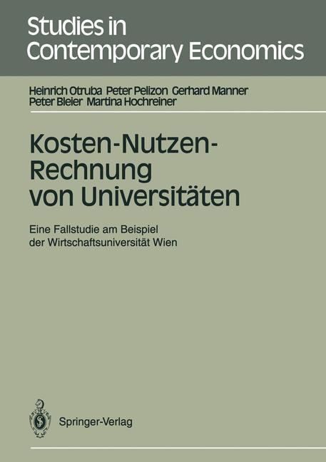 Kosten-Nutzen-Rechnung von Universitäten