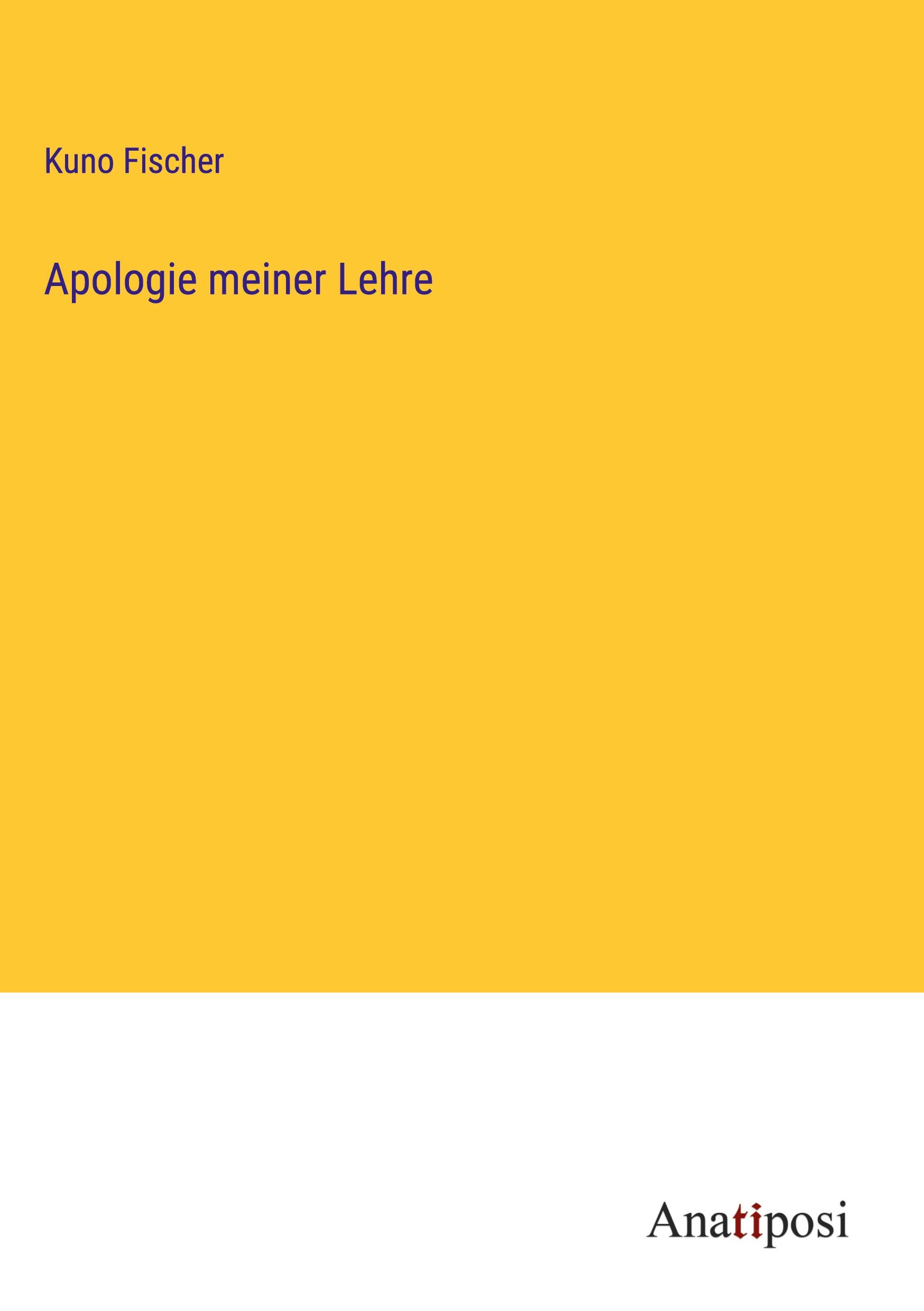 Apologie meiner Lehre